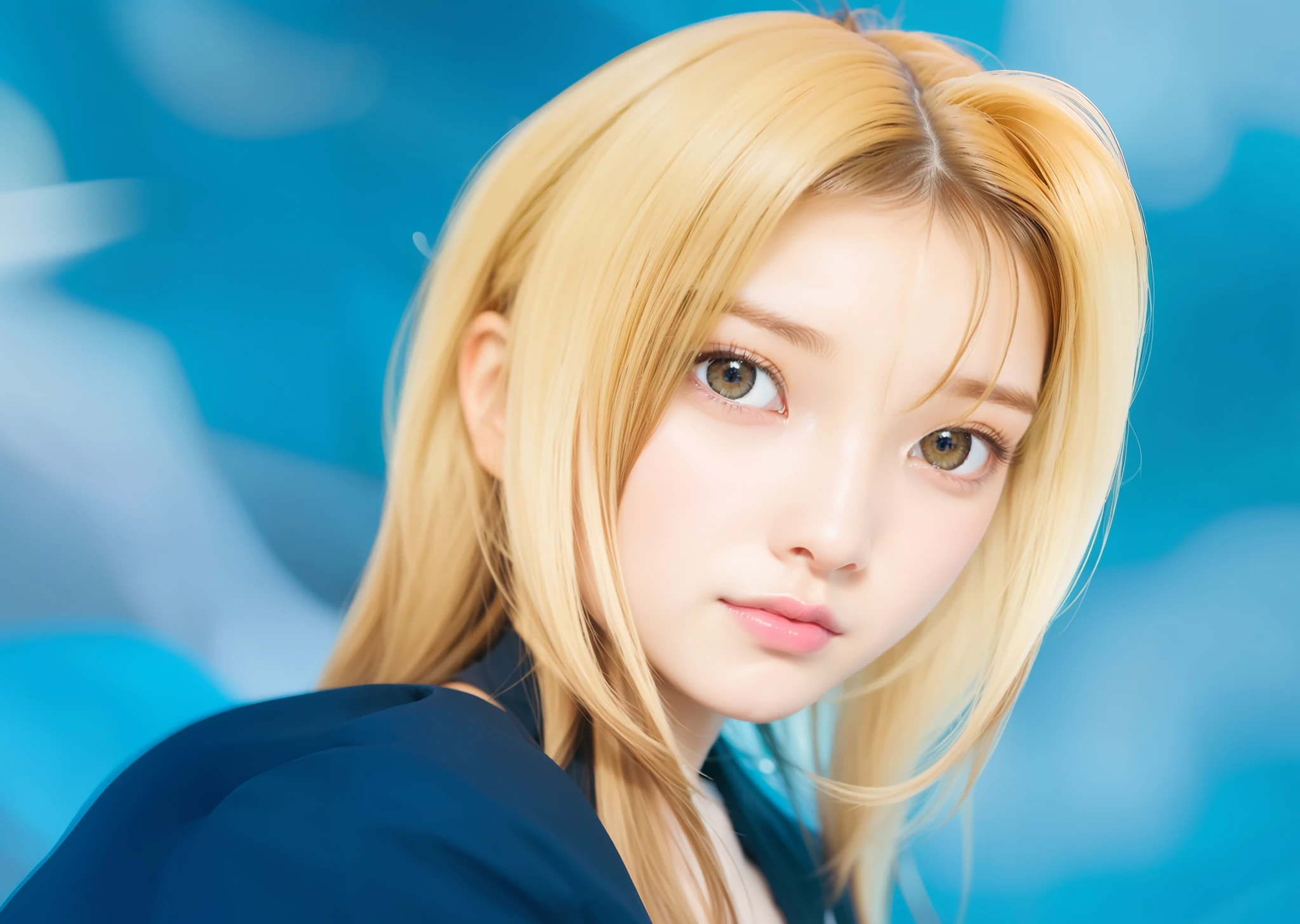 Promt 8k portrait of beautiful girl with brown hair, intricate, elegant, highly detailed, majestic, digital photography, art by artgerm and ruan jia and, (masterpiece, sidelighting, finely detailed beautiful eyes: 1.2), hdr, (detailed background window to a new dimension, plants and flowers:0.7) infinity, infinite symbol