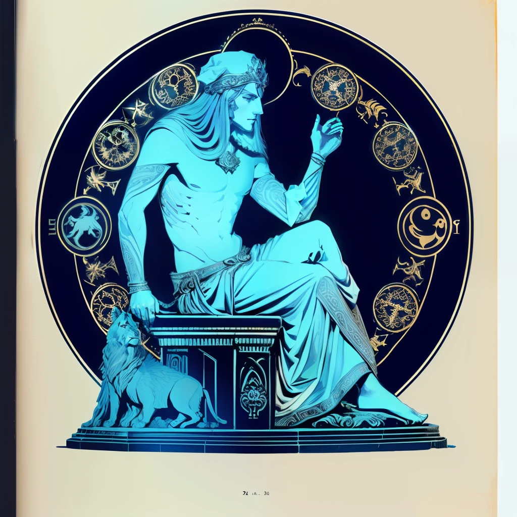 Zodiac seated image