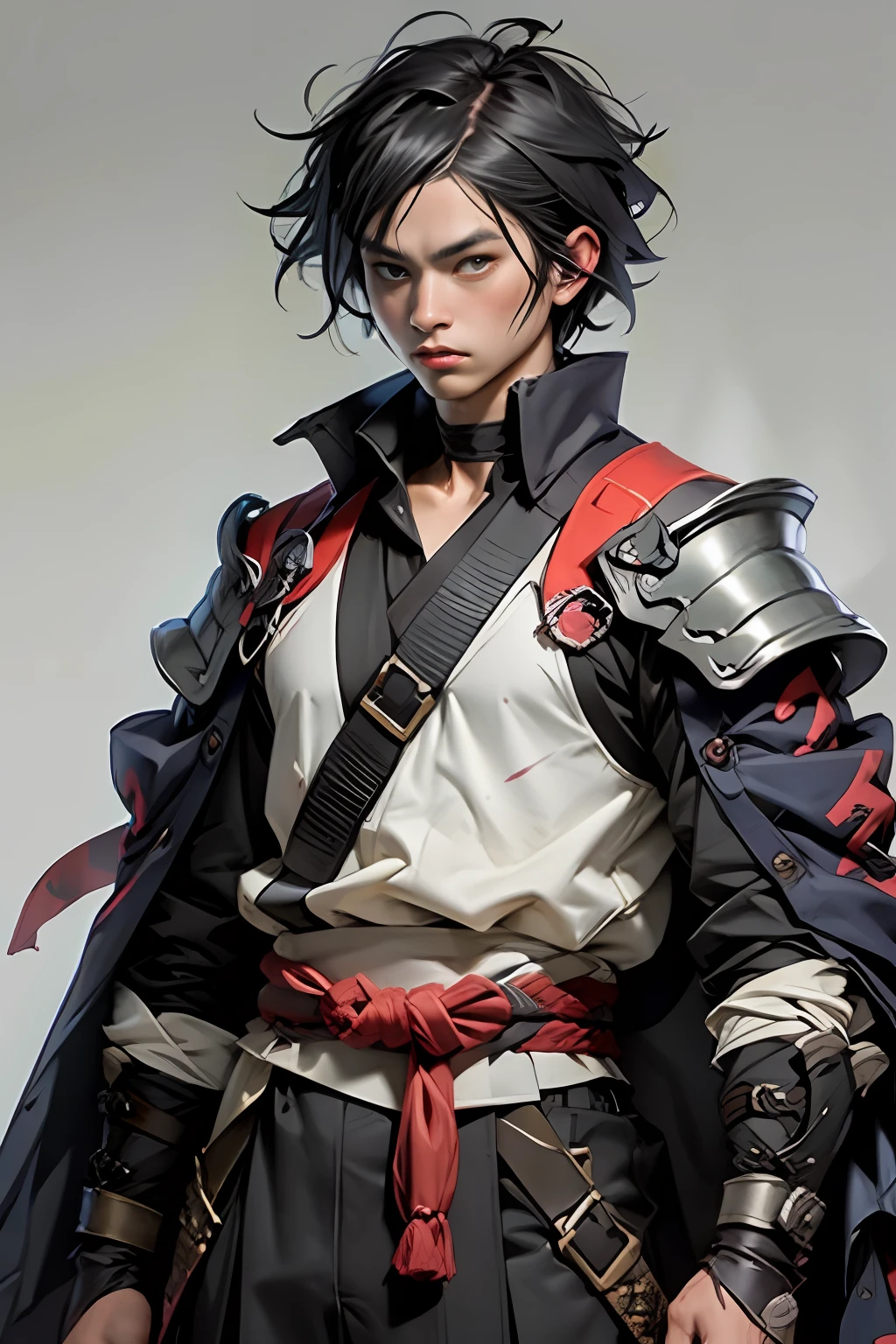 Samurai shadown holding katana gengiro