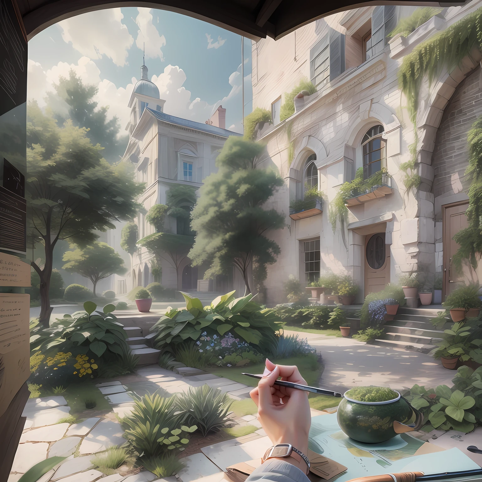 ultra-realistic realism,Outdoor sketching,lightand shade contrast,8k ultra high definition,super detailing,8K,8K,Best Picture Quality,high detal,tmasterpiece。