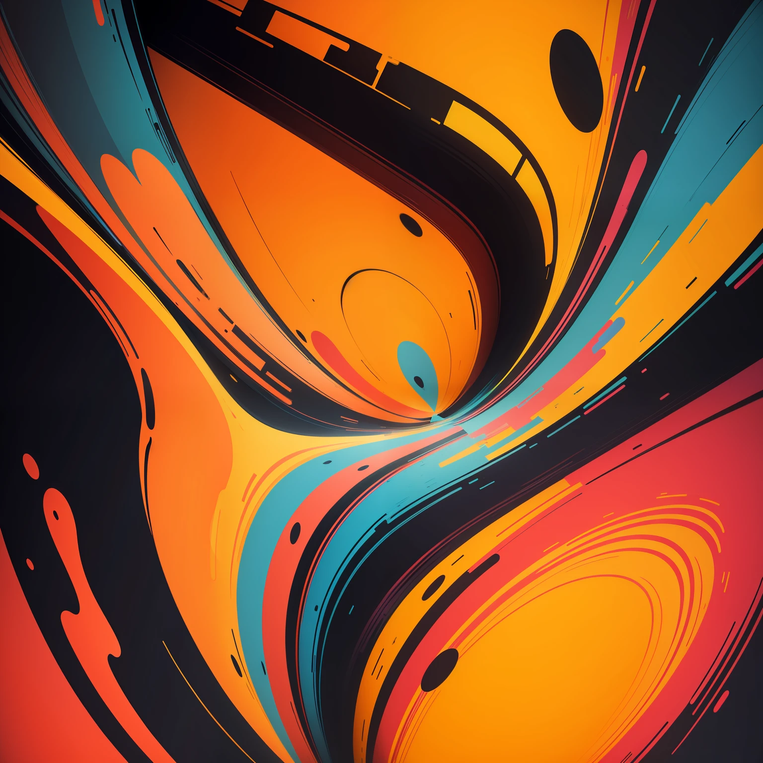 "Abstract, vibrant colors, bold brush strokes, dynamic shapes, mesmerizing patterns, innovative composition, imaginative interpretation."