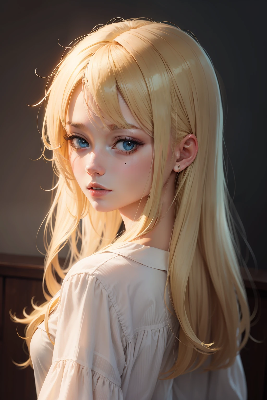 Blonde hair