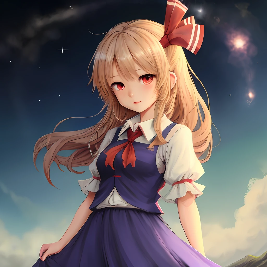 touhou rumia long hair