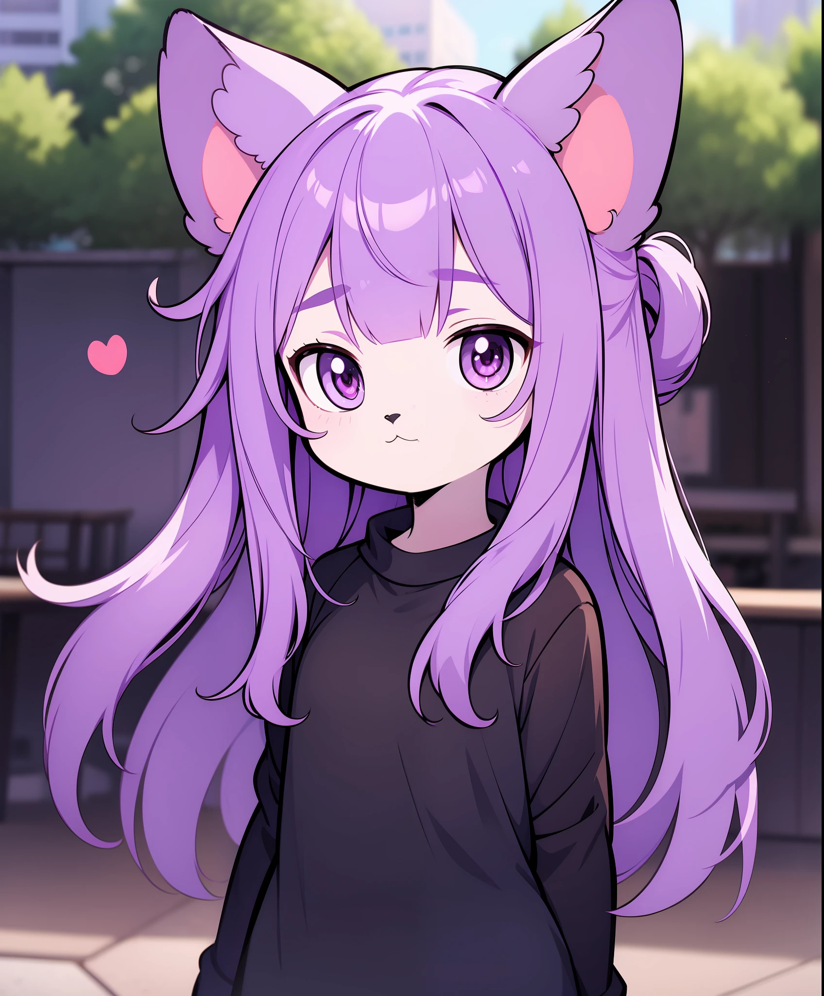 Masyunya
digital art, furry girl, purple hair, HDR, cartoon style