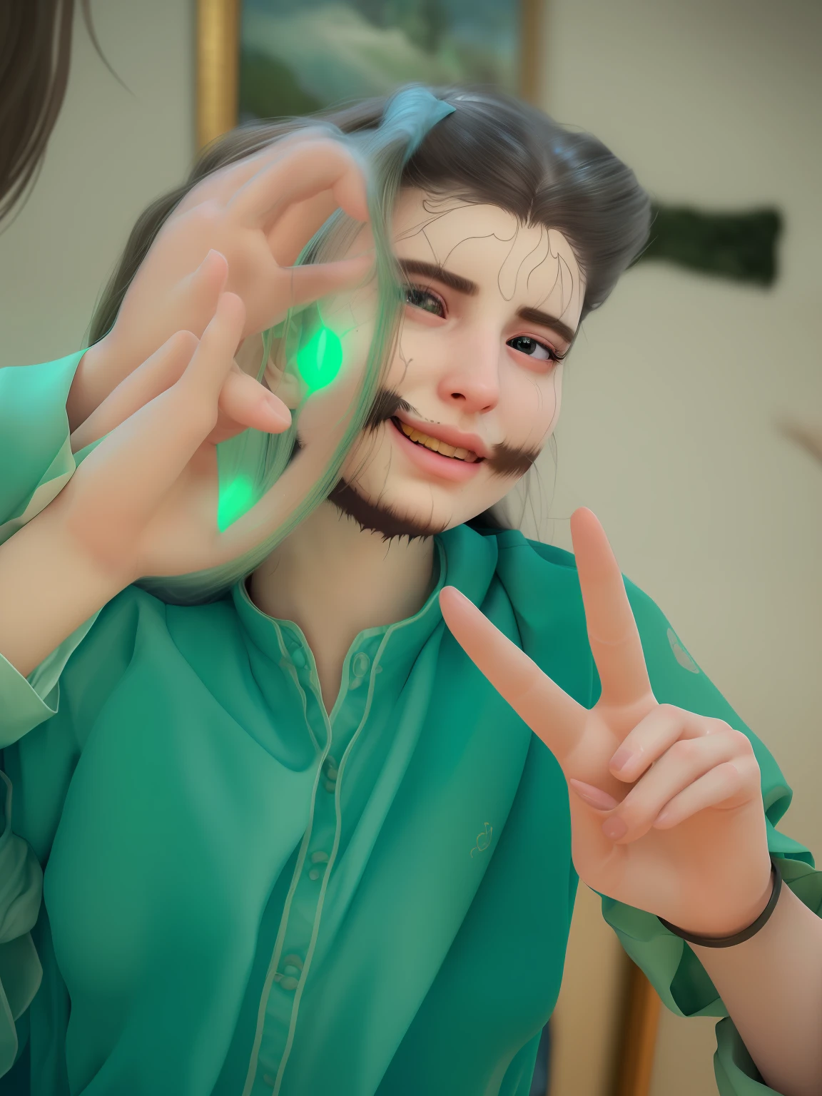 (RAW photo, best quality), (realistic, photo-realistic:1.3),best quality,highly detailed,masterpiece,ultra-detailed,illustration,1girl,upper_body,dynamic angle,world masterpiece theater,messy_long_hair,best quality,extremely detailed CG unity 8k wallpaper,ink,Amazing,cinematic lighting,lens_flare,,dunhuang_style