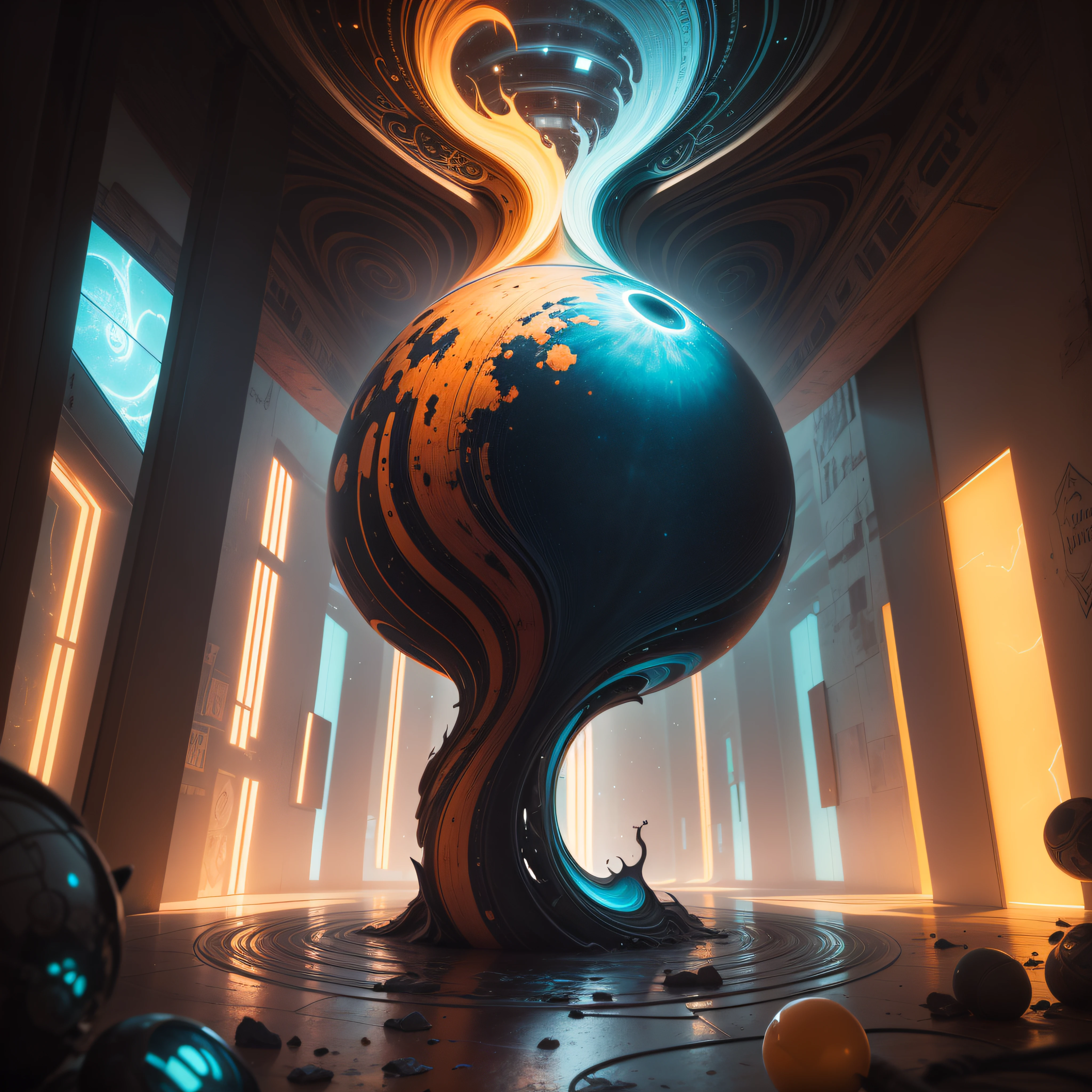 A vibrant, 4K abstract portal, with intricate details and a surrealistic feel.