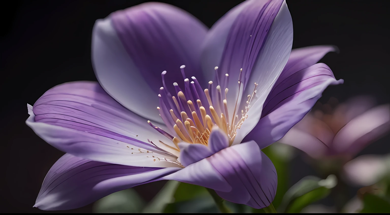 there is a purple flower that is blooming in the dark, taken with canon 5d mk4, shot on canon eos r5, shot on canon eos r 5, shot on sony a 7 iii, beautiful deep colors, shot on nikon z9, beautiful deep colours, shot with canon eoa 6 d mark ii, 100 mm sigma art