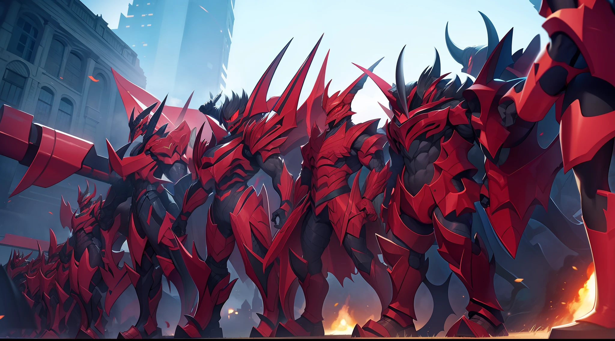 a devil monsters army