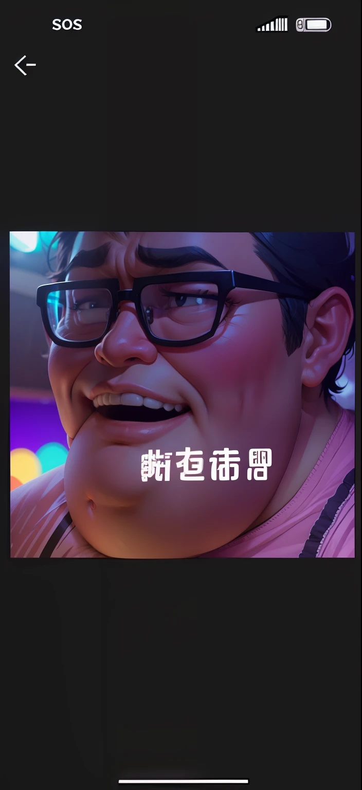 Gambler thinking cartoon fat