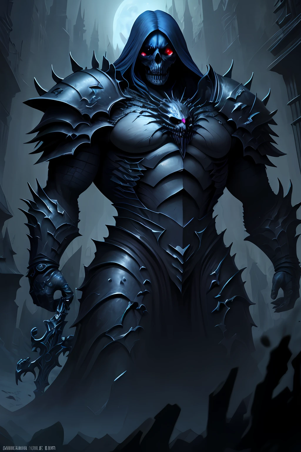 4K, Masterpiece, high resolucion, absurdes, edgDeathKnight,Un homme en armure sombre ,wearing edgDeathKnight armor,