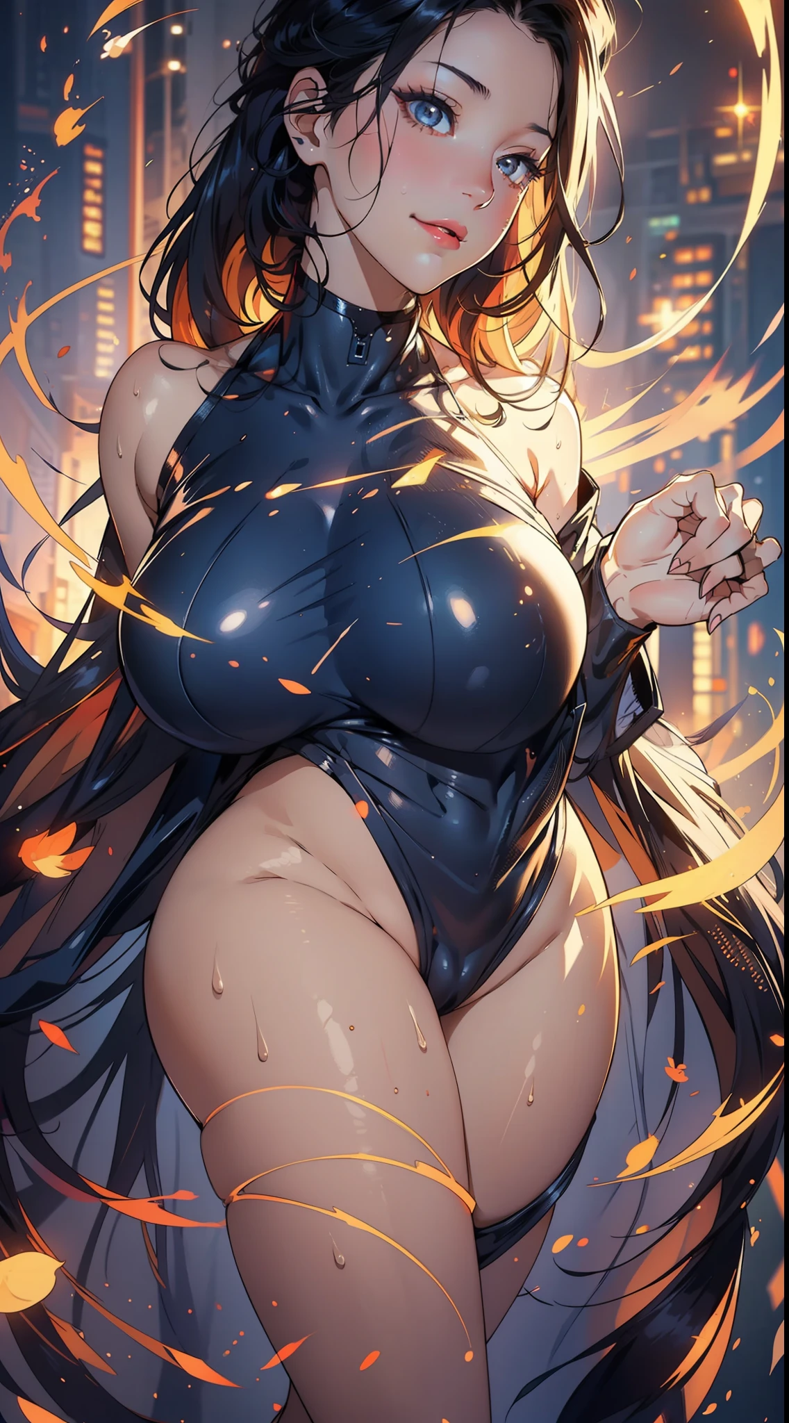 beautiful lady, Alphonse Mucha's style, light reflections, voluminetric lighting,sexy big breasts exposed,1female,36 years old,Huge breasts, 独奏, Supergirl , Wearing a Superman uniform, She has long flowing hair, Bare genitalia, standing on your feet,Bigchest,Wet straight hair,Sweat profusely,drenched all over the body,frontage, hair straight, mostly cloudy sky,(((tmasterpiece),(Very detailed CG unity 8K wallpaper),best qualtiy,cinmatic lighting,detailed back ground,beatiful detailed eyes,Bright pupils,(Very fine and beautiful),(Beautiful and detailed eye description),ultra - detailed,tmasterpiece,)),facing at camera,A high resolution,ultra - detailed),beautifullegs,Very long hair,legs are open,Emotive expressions,Smile,Open-mouthed,Flushed complexion,Chest sagging,nakeness, Bulge,Expose the genitals,revealing breasts,Camel toes,with no underpants,extremely large bosom,Extremely colorful,Most detailed,fully body photo,The face is well lit