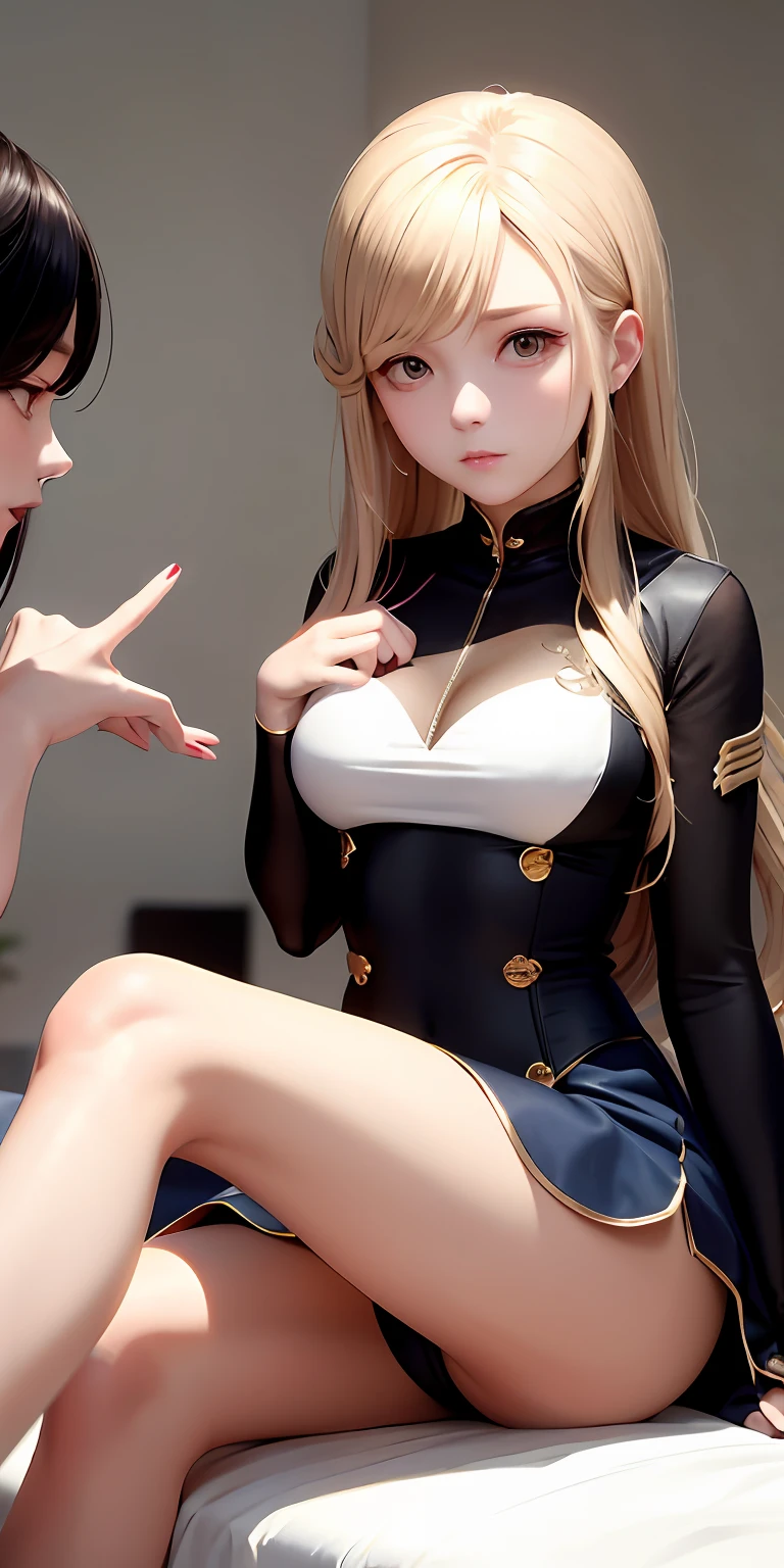Avril glared at Lynn with her foot and muttered dissatisfaction。
Maeve is a heavy soldier in the squad。
White skin, beautiful legs,Except for some residual thoughts in the chest。
The whole person is perfect and almost impossible to fault。