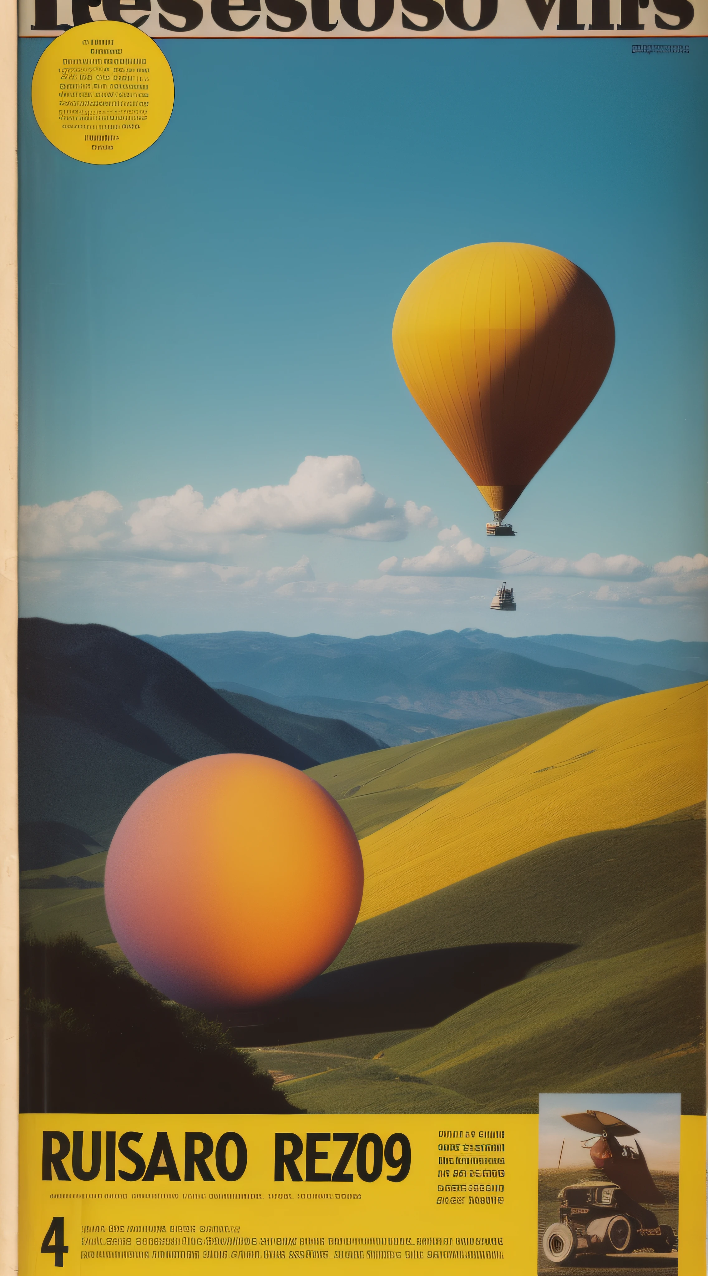 revista, Recortes de revistas dos anos 50, surrealismo, Vindima do Futuro, scientific fiction, cores fortes, foto do filme, Grain, 35 mm, Vincent Di Destino