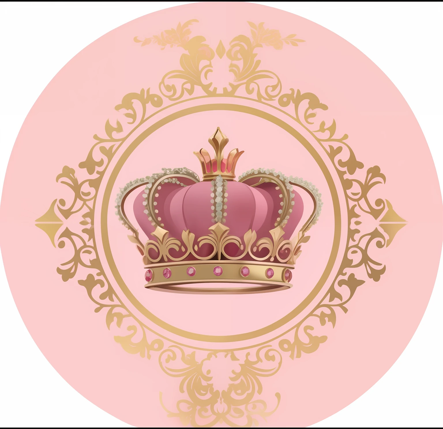 um close up de uma coroa rosa e dourada em um fundo rosa, com coroa, coroa real, em uma coroa, Coroa da Rainha, Coroado, Reino da Realeza, Coroas, coroa ornamentada, coroa de (lasers rosa), Crown Prince of Pink Gears, realeza, coroa ornamental, realeza, com uma coroa, A Coroa, coroa e vestido, coroa!!!!!!, Coroa de joias