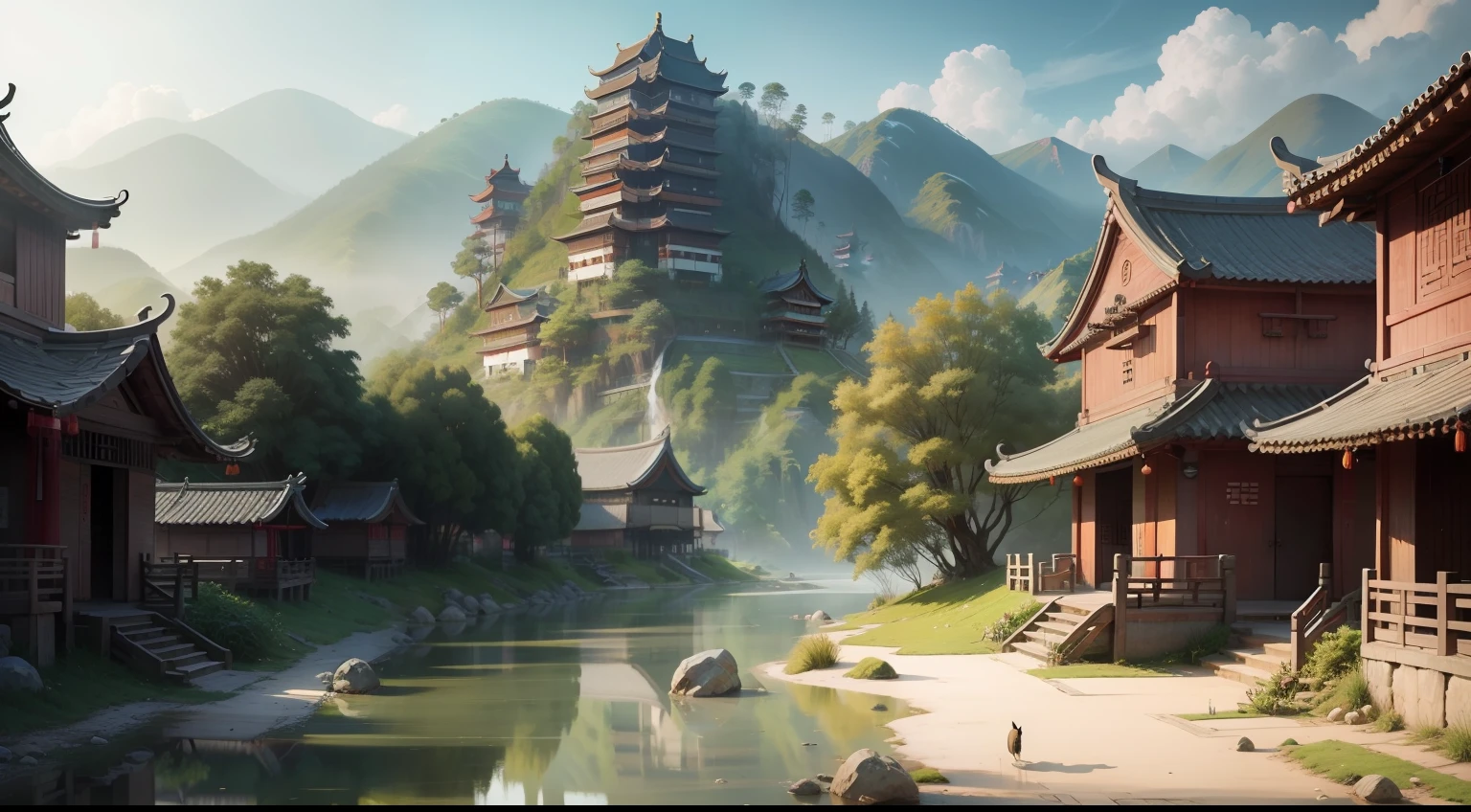 Chinese village