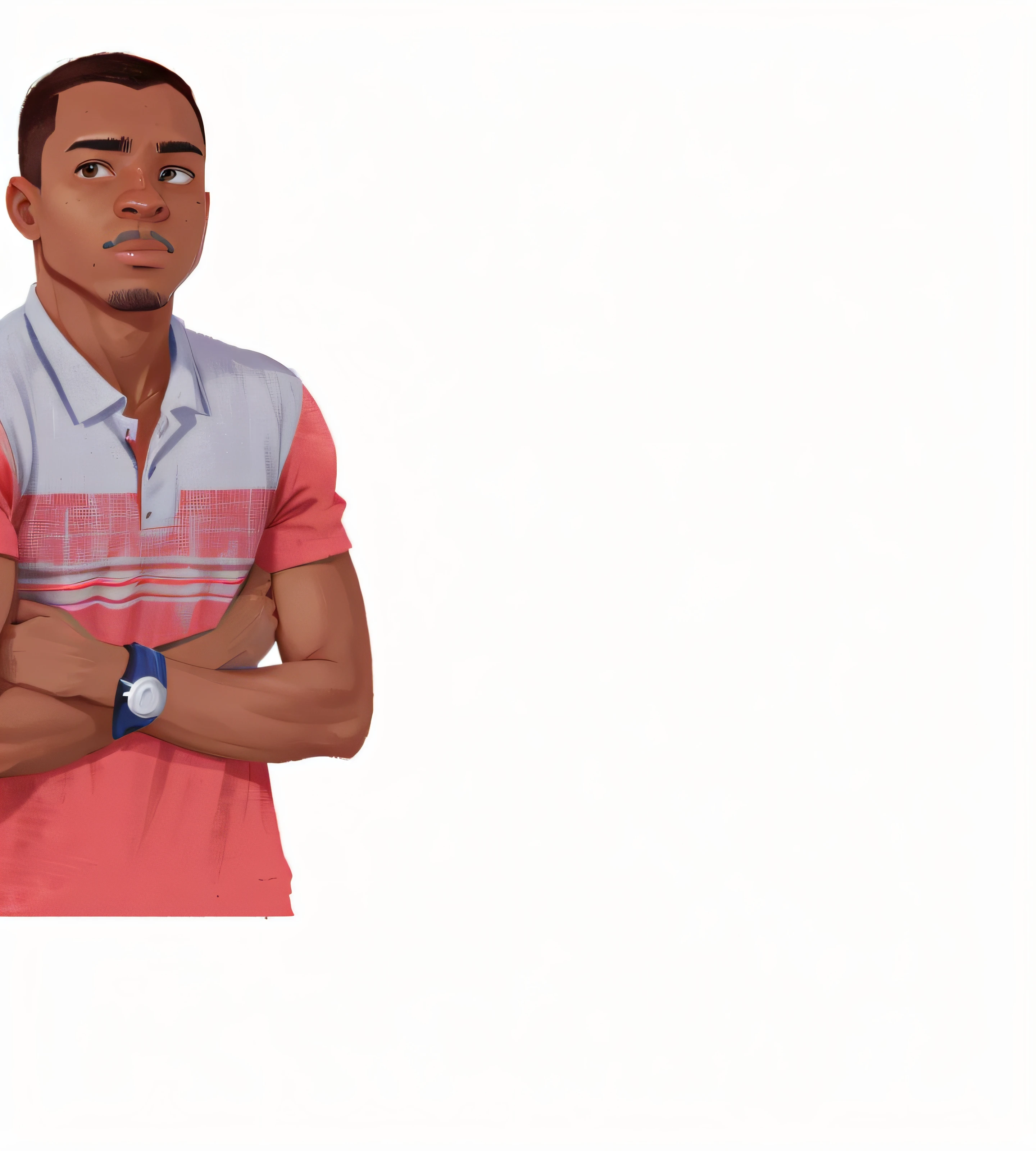 homem negro, cartton