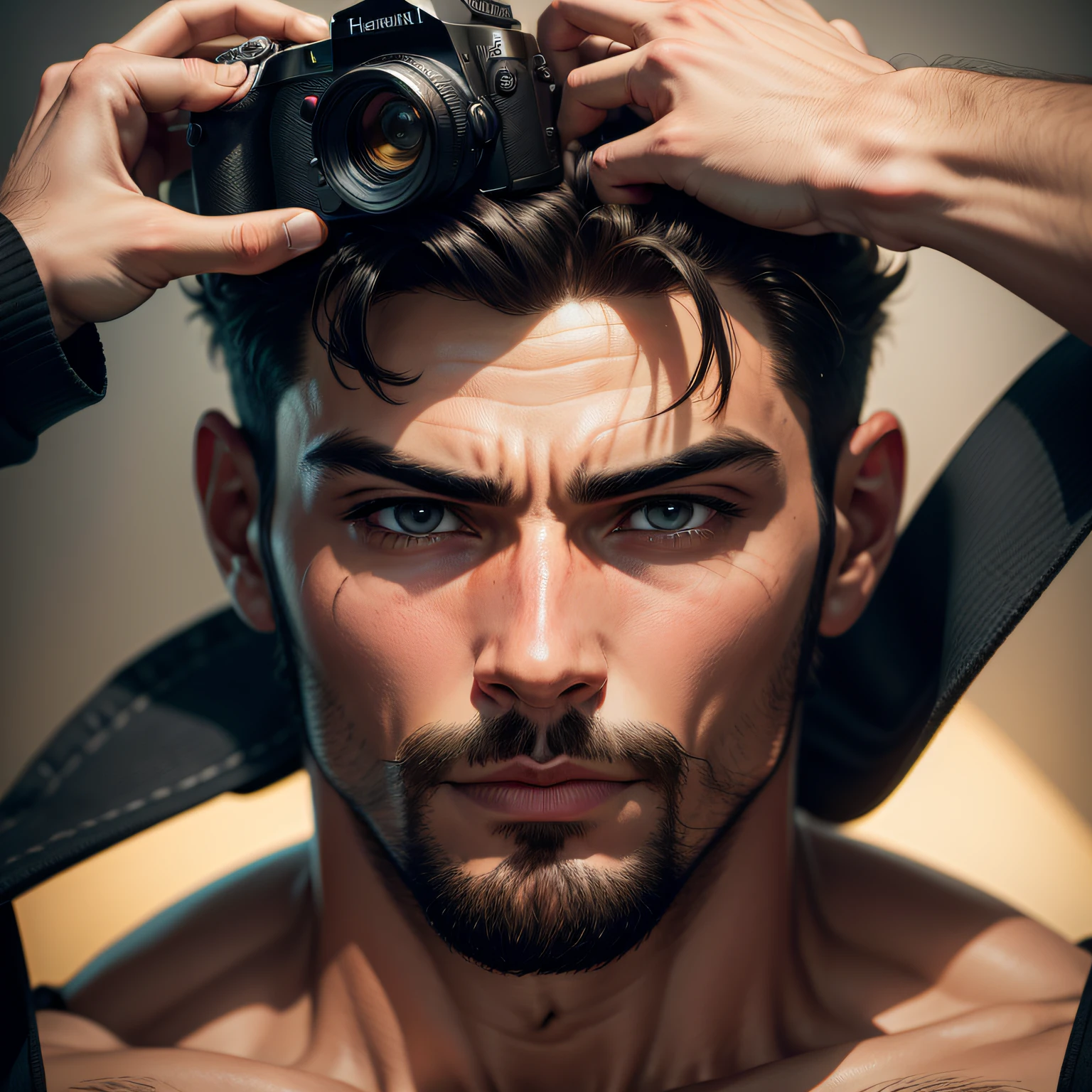 homem de frente para camera