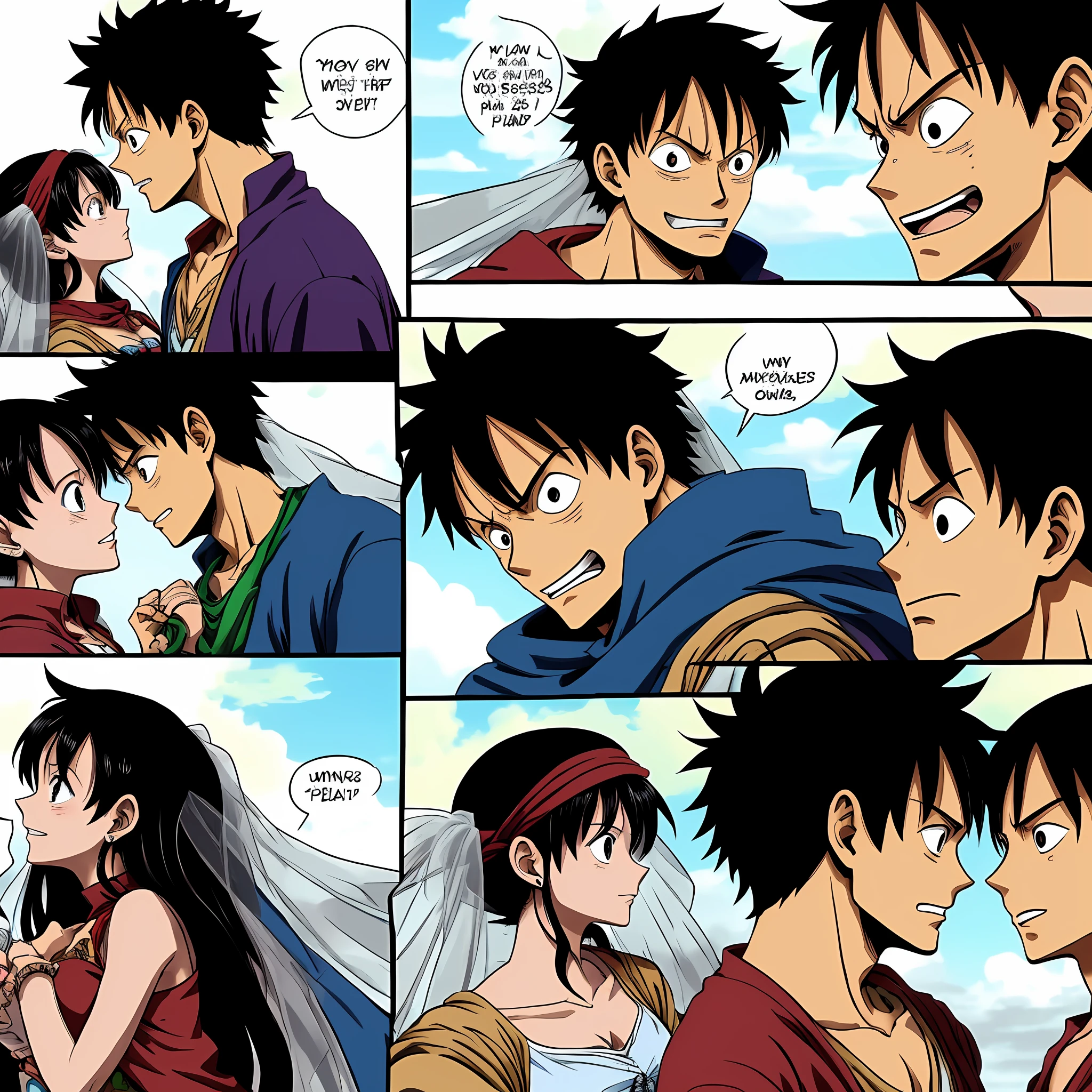 Luffy is married