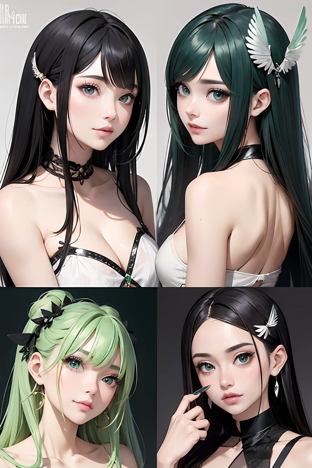 「AI prompts to personify kiwi into beauty」
1. Transforms the green skin characteristic of kiwi into a beautiful complexion。
2. Detect kiwi eyes、Transforms to match the shape of a beautiful woman's eyes。
3. Transforms the beak of a kiwi into a beauty mouth。
4. Transform kiwi legs into beauty feet。
5. Transforming kiwi feathers into beauty hair、Randomly generate hairstyles。
6. We will complete it with beautiful makeup.。