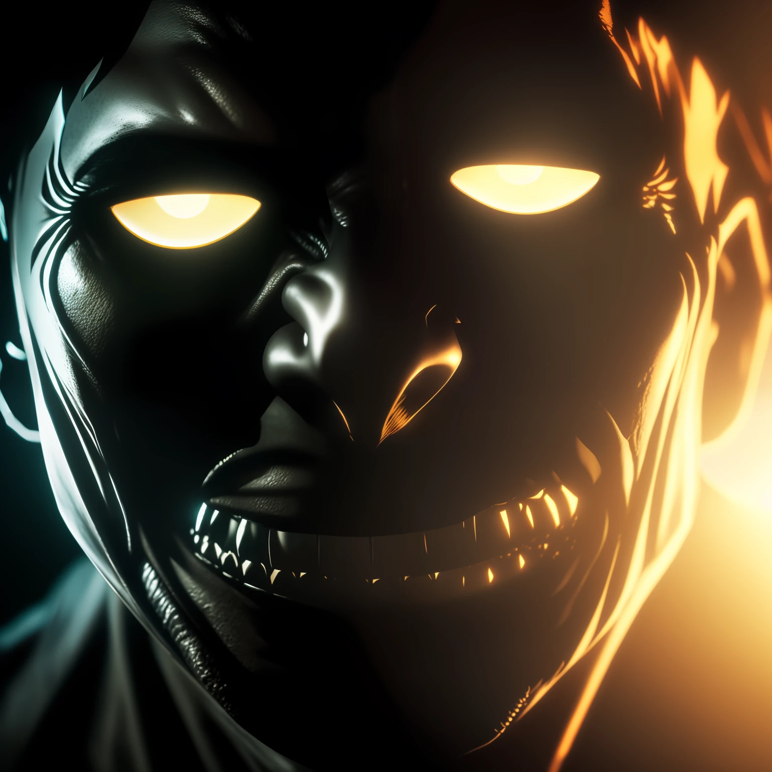 photorealistic fantasy concept art of nightmare horror sans, dynamic lighting, ambient background, stunning visuals, creepy, (studio quality:1.1), (8k uhd:1.1), (ultra realistic:1.1), (photography:1.1), (photorealism:1.1), (realistic:1.1), (detailed:1.1), (massive scale:1.1), (max detail:1.1), (soft lighting:1.1), (studio lighting:1.1), (photoshop:1.1), (portrait:1.1)