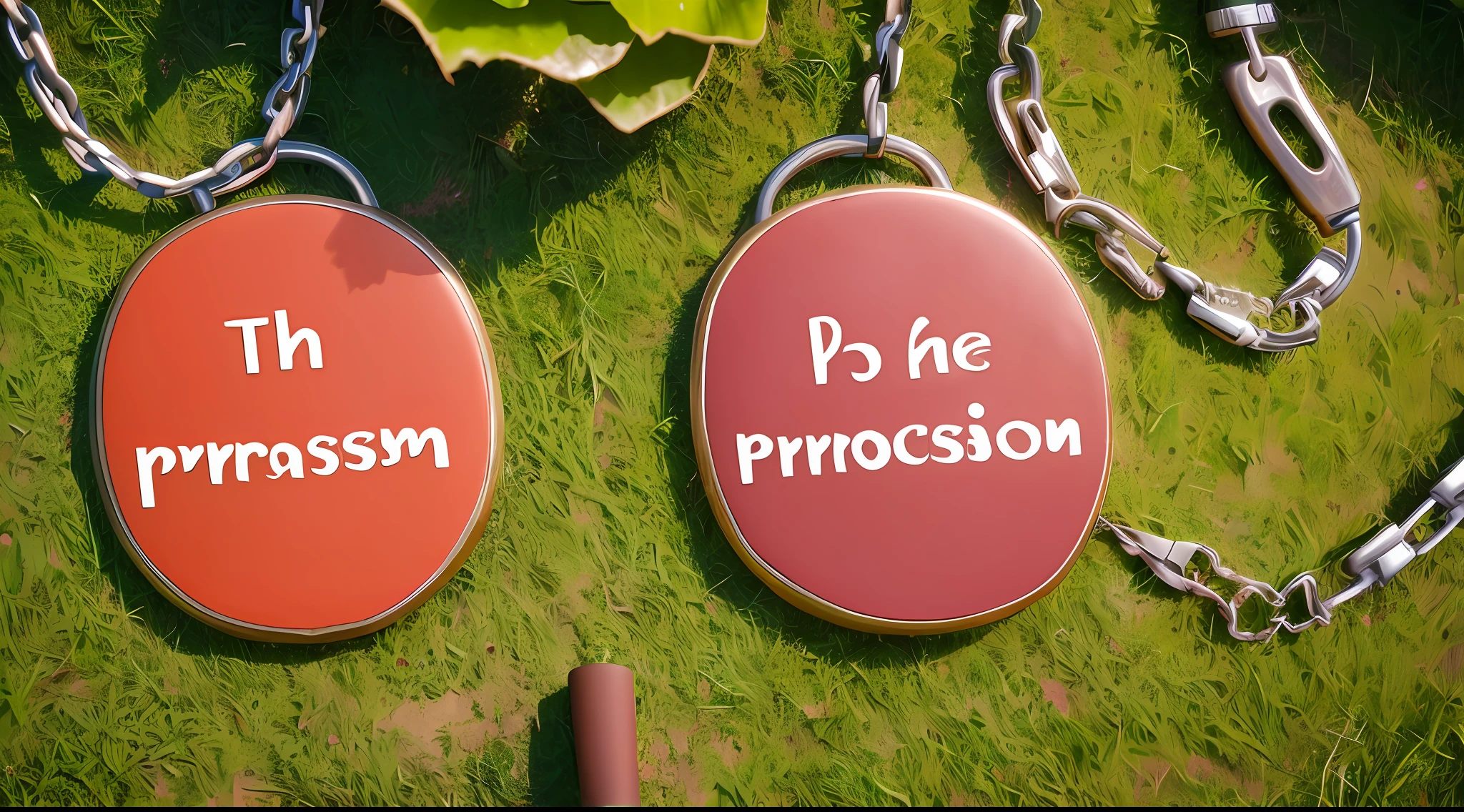 uma imagem com duas palavras escritas na imagem, the words are "chaining or progression"