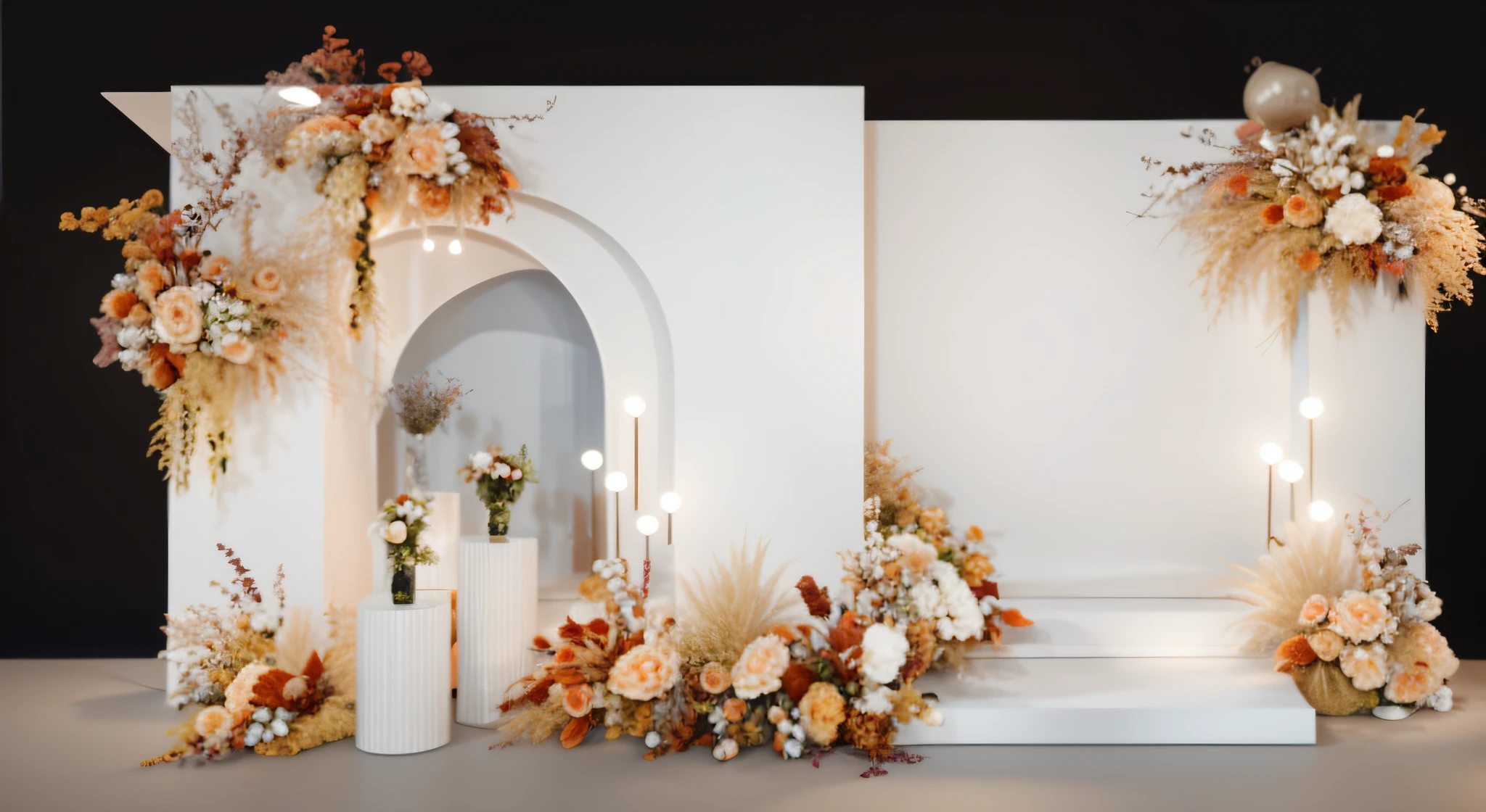 8K level quality，Ultra-clear，Golden，opulent，lamp lights，Wedding renderings，Interior design，3Drenderingof，hyper HD，Lots of small flowers，exquisite lighting and shadows，Detail portrayal，ultraclear，depth of fields， paying homage，Interior design， Ultra photo realsisim， RAW photogr， Sharp focus， Lots of colorful flowers，Wedding banquet hall，Wedding design，tmasterpiece， 8K， tmasterpiece，Ultra photo realsisim，32K，Very detailed CG unity 8K wallpaper，best qualtiy，exquisite lighting and shadows，Detail portrayal，Welcome area，