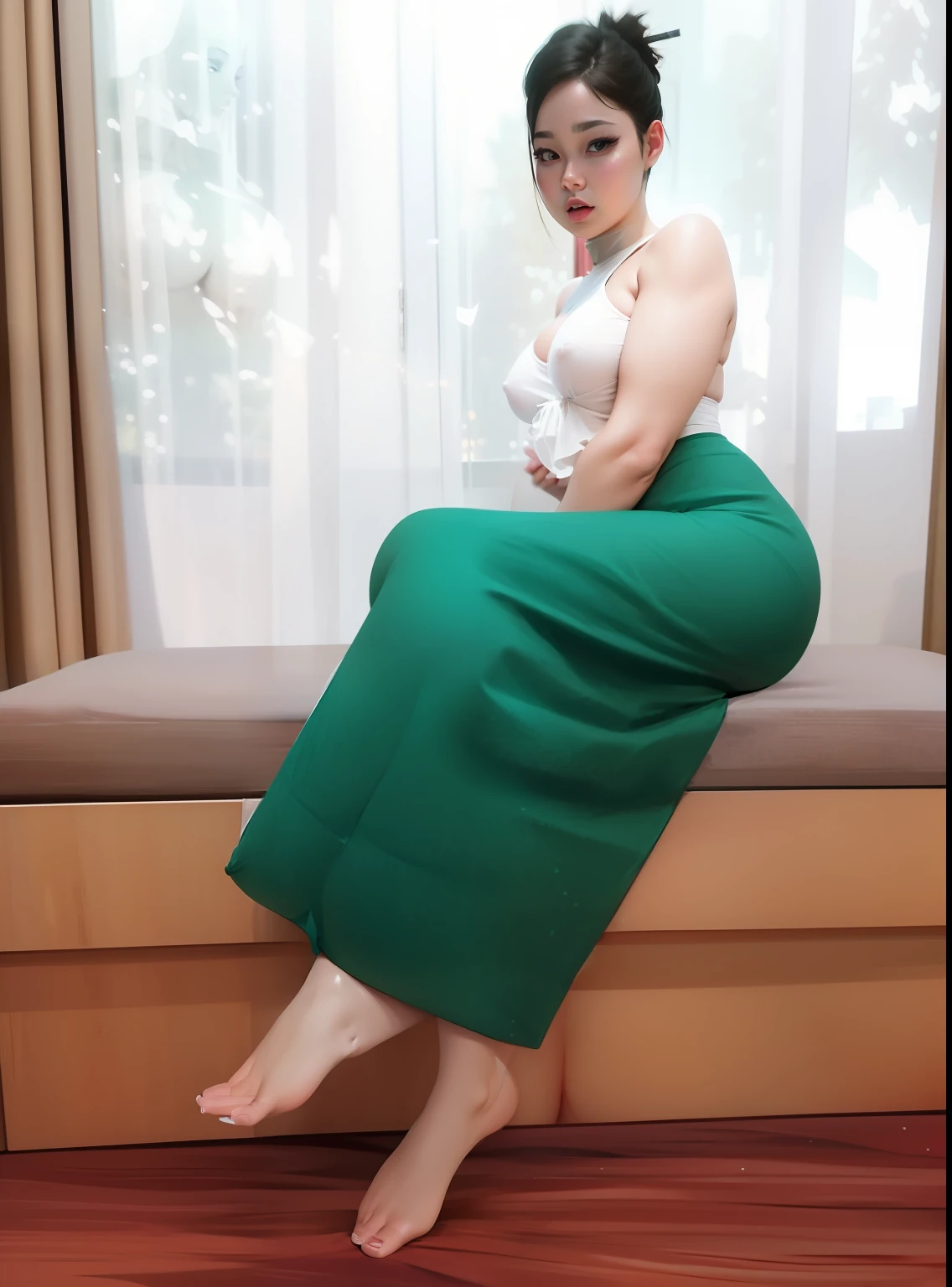 Glow white Skin,Huge Breasts,Huge Ass,Beautiful woman,Beautiful Body,Nipples