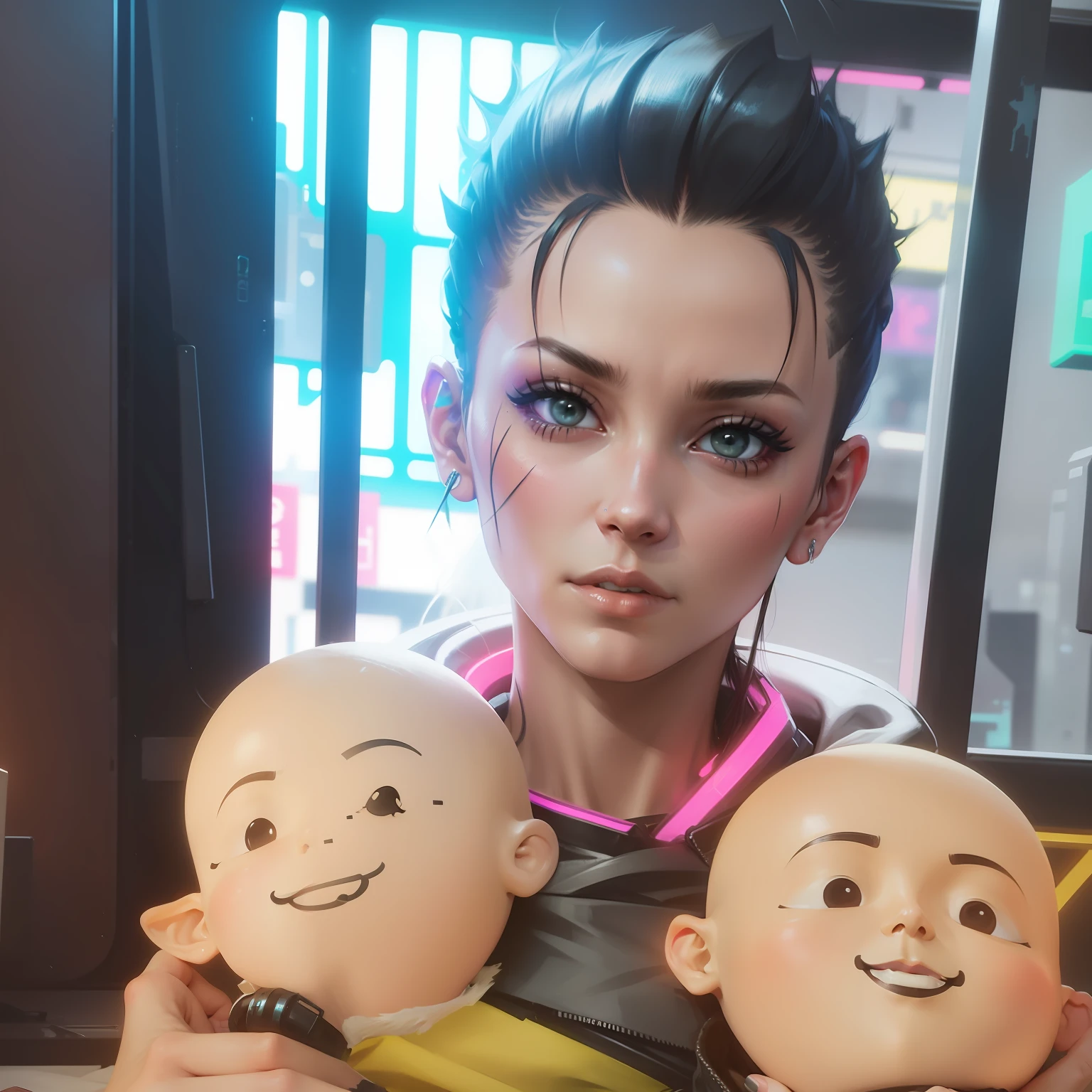 change hair cyberpunk