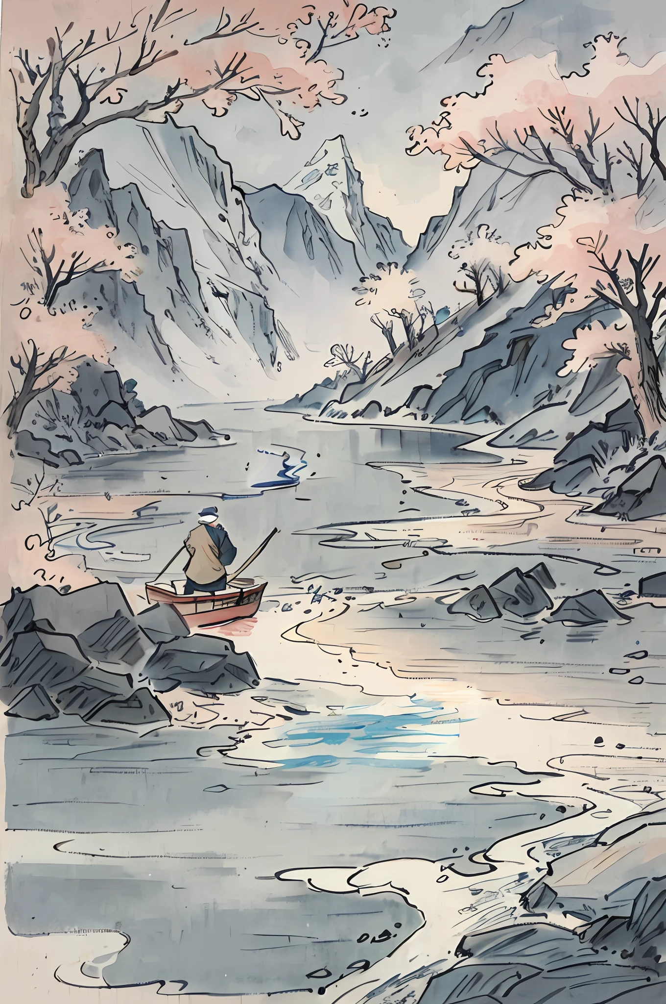 water flowing