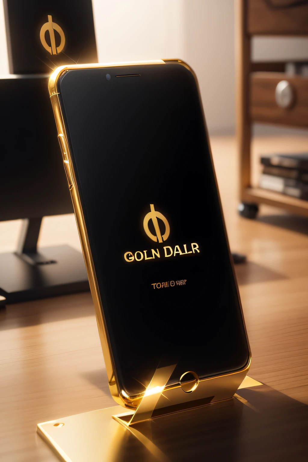 Golden dollar sign