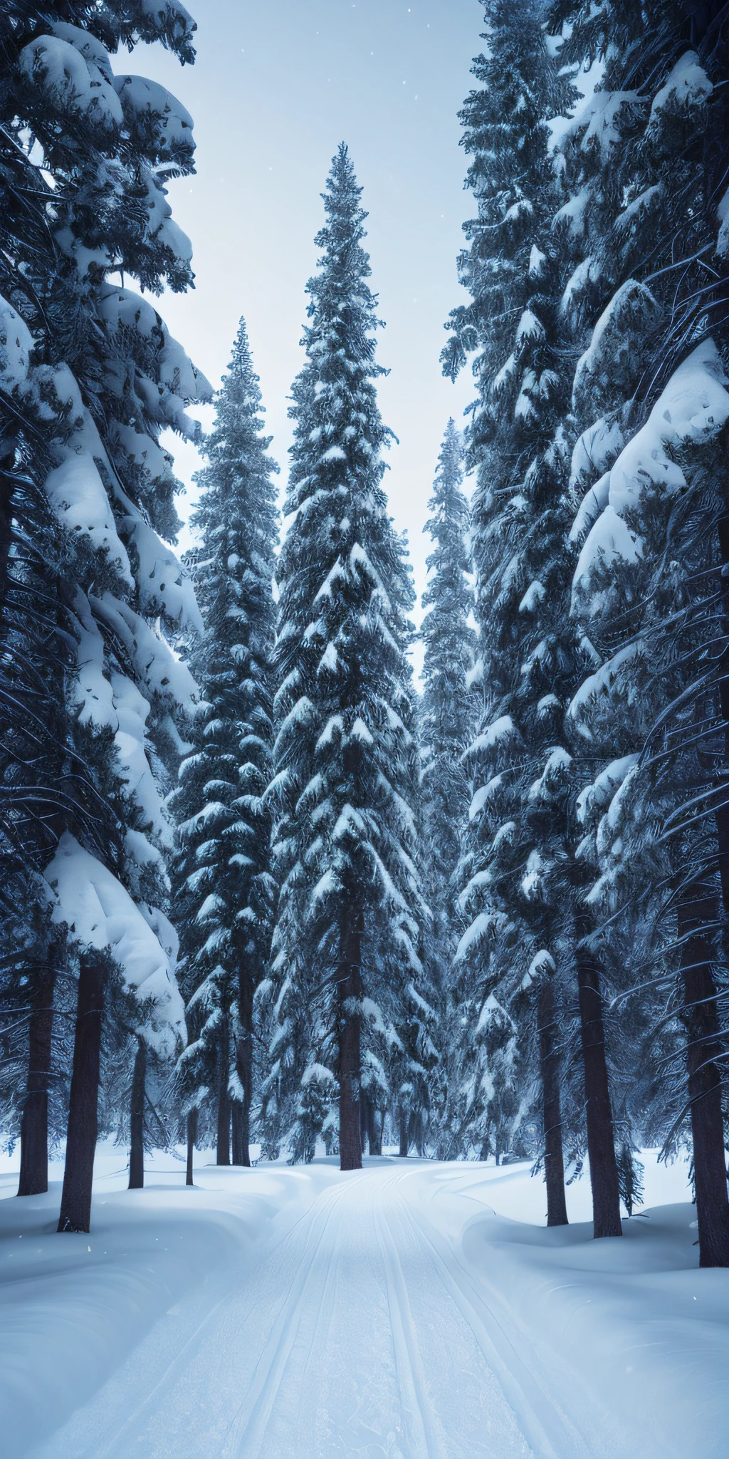 Masterpiece, best quality, high quality, highly detailed CG unity 8k wallpaper, coniferous forest, silence, towering conifers covering the forest floor, severe cold climate, serene beauty, snow, winter, mild summer, breeze, Conifers, branches, bokeh, depth of field, HDR, bloom, chromatic aberration, photorealistic, extremely detailed, popular on artstation, popular on CGsociety, complex, high detail, dramatic, art midway