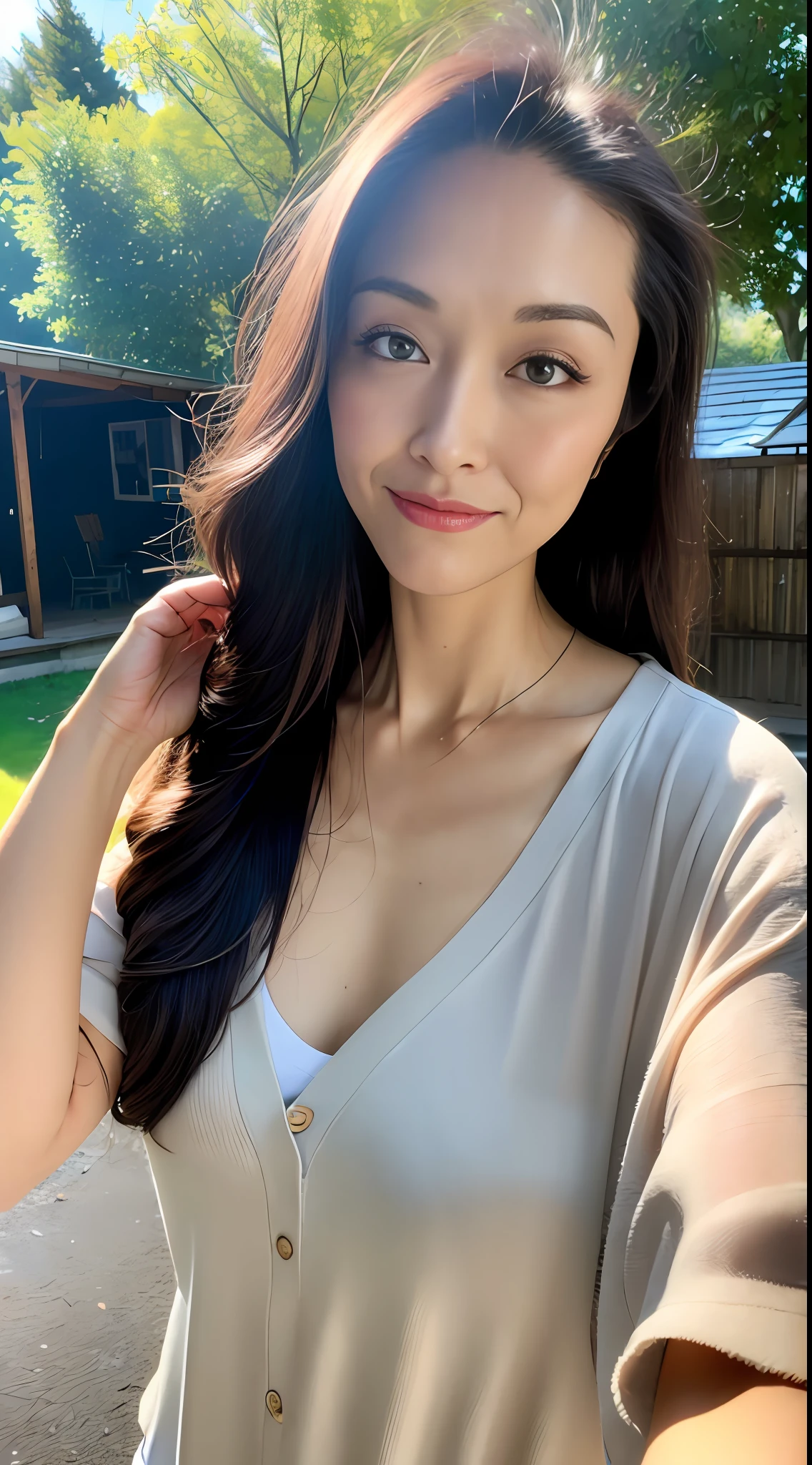 ((Top Quality, 8k, Masterpiece: 1.3)), Open Sky, Night Light, Night Sky, Natural Night Light, Beautiful Woman, (Huge Firm Breasts: 1.3), (Firm Abs, Slender Figure: 1.1), Wide Hips, Long Floating Hair, Pajamas, Random Colors, Super Detailed Face, Detailed Lips, Detailed Eyes, Double Eyelids, Lawn, Lush Greenery, Outdoor Camping, Outdoor Bed, campfire, panting face, kneeling on all fours, camel toes, {huge chest}, {{{illustration},{{super detail}}}, {{highest image quality}}}},{{masterpiece}},{{masterpiece}, {{highest image quality}}}},{{ultra detail}}, {{illustration}},{{disheveled hair}},clear facial features,photorealism,hyperrealism,marta bebaqua,UE5, corona rendering, high detail, hyper quality, high resolution, art station trend, hyperrealism, surrealism, hd, 8k depth of field (degrees of freedom), chest shot (mcu), cinematic shot, rim light,