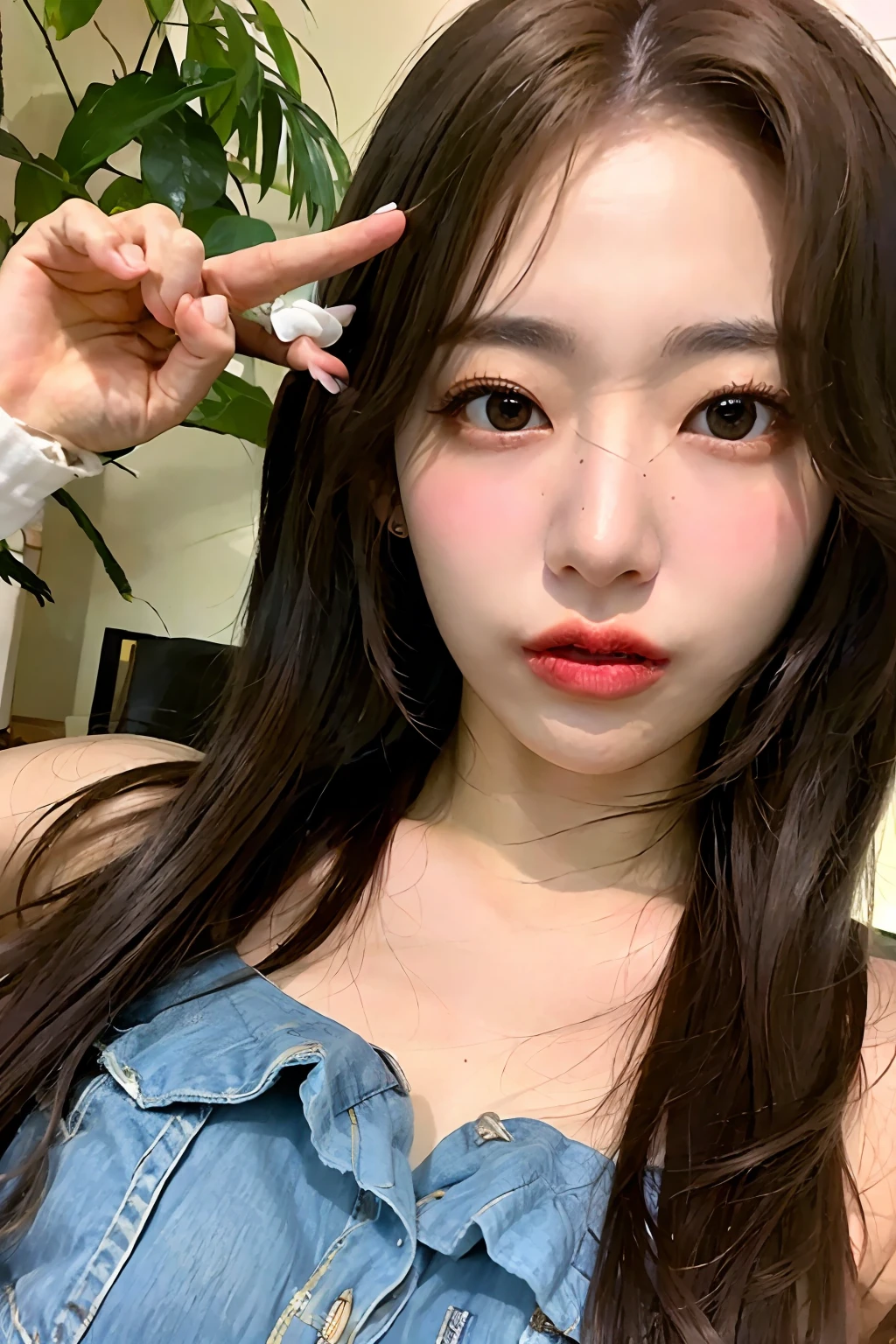 photorealistic,
a selfie of a woman, Long layers
model, instagram