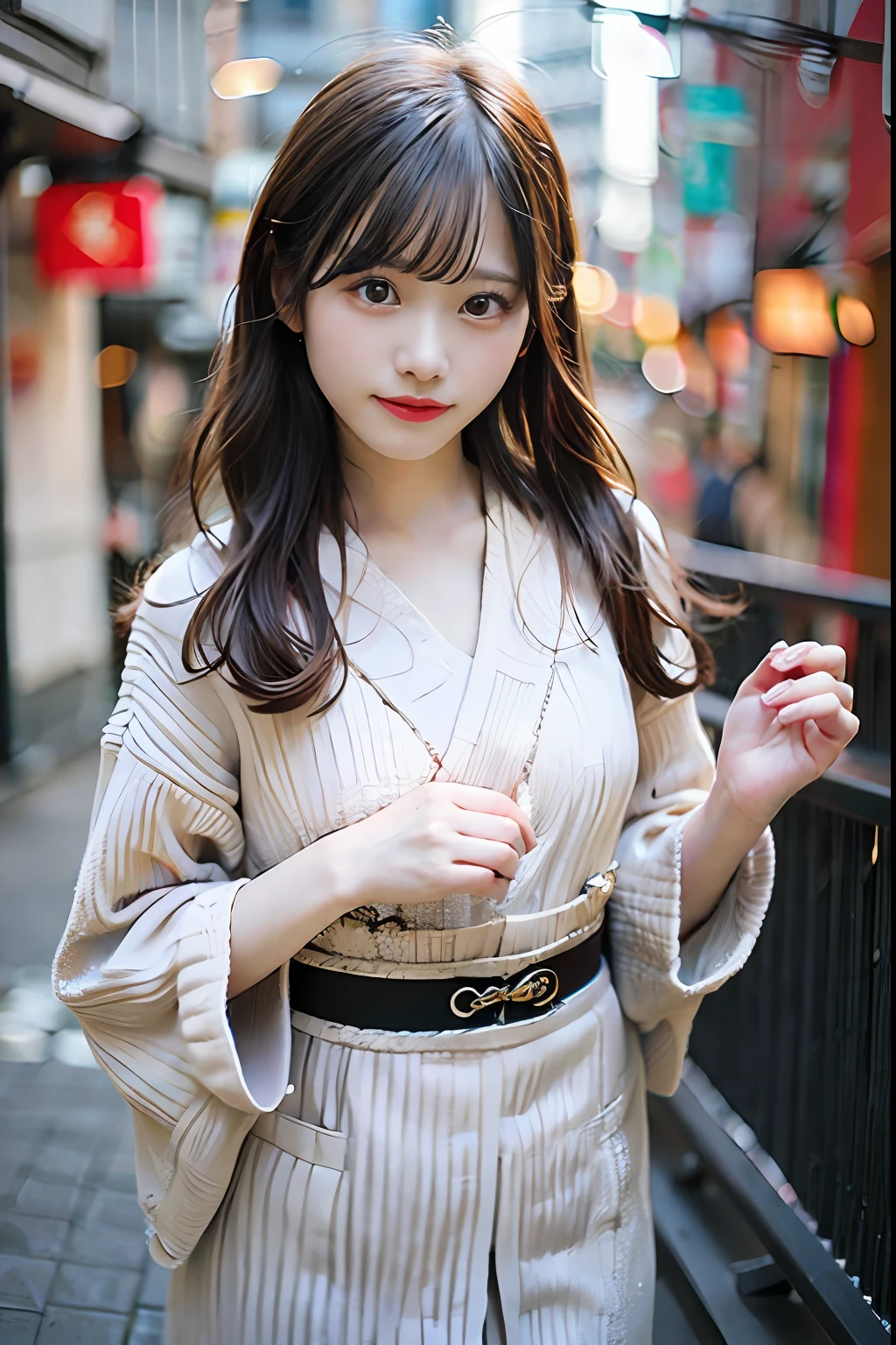 (8K, RAW photo, Top quality, Masterpiece: 1.7), (Realistic, Photorealistic: 1.7), 1 girl, (Cute: 1.5), Young, Japan, (16 years old: 1.3)