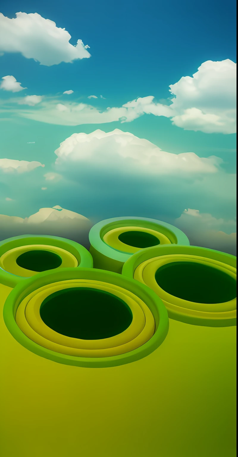 rios，Meandering，Clouds，（Complicated details），Cinema lenses，Vignette