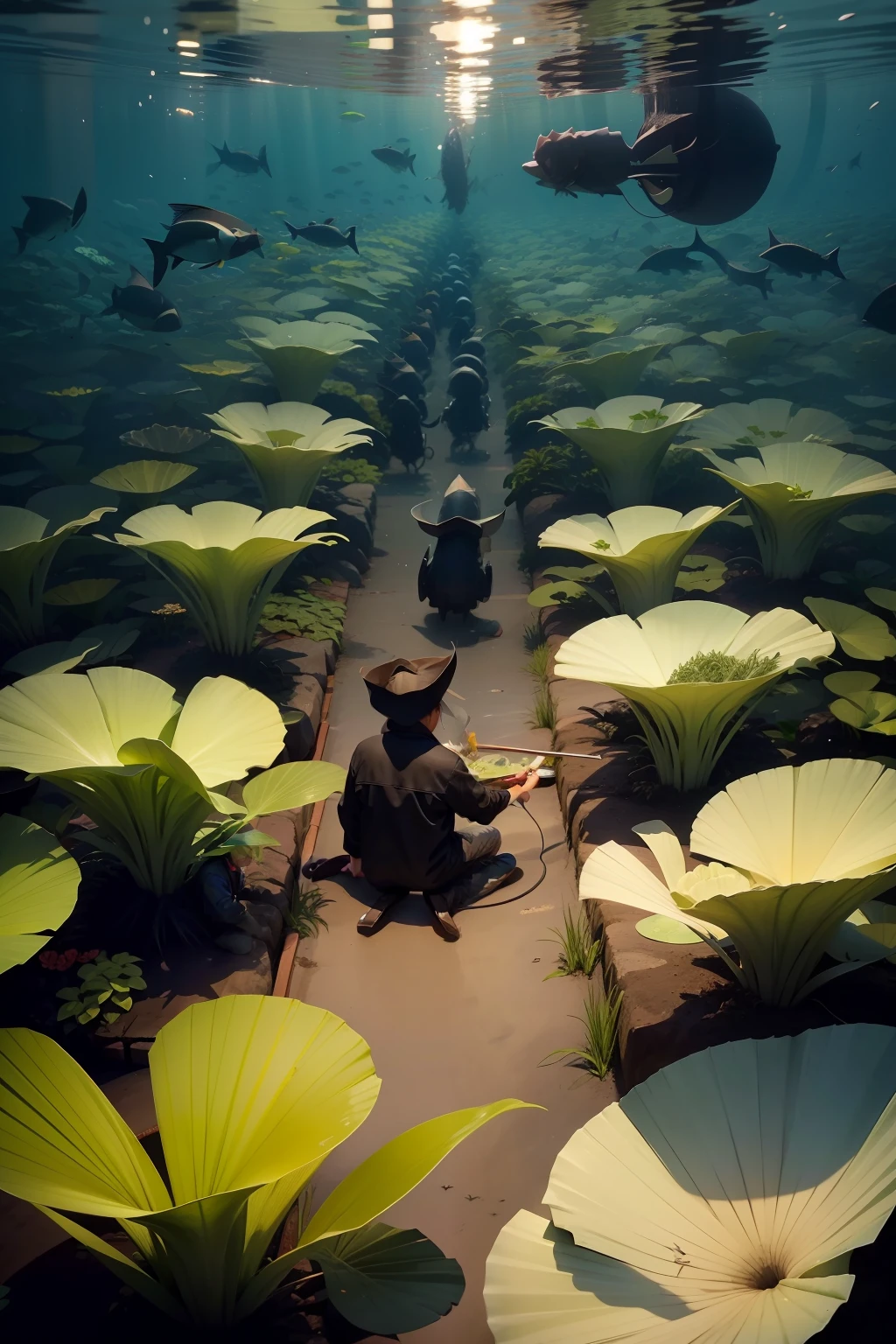 Deep-sea catfish love to cut leeks，This is one of their greatest pleasures。They often chase other small fish，Forcing them to hand over valuable food and resources。Catfish enjoy this domination and exploitation of others，Think that this is their birthright。