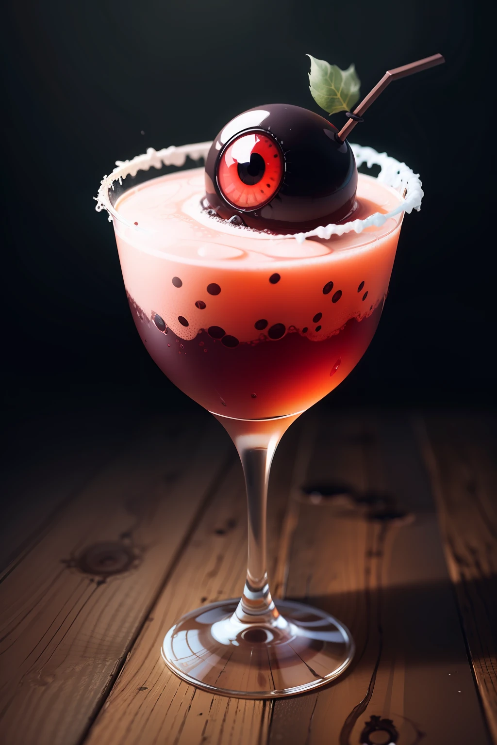 A horror drink made with eyeballs --auto