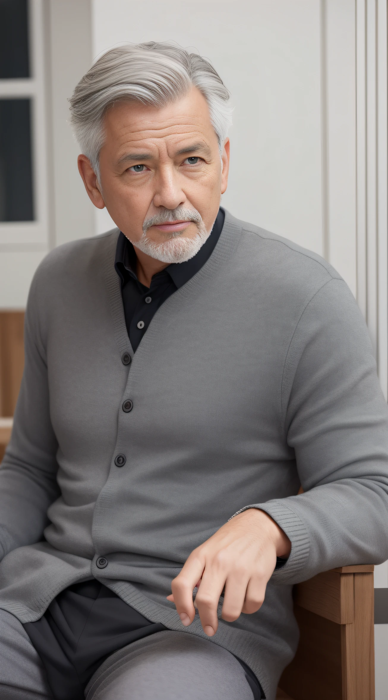 Gray-haired wise man