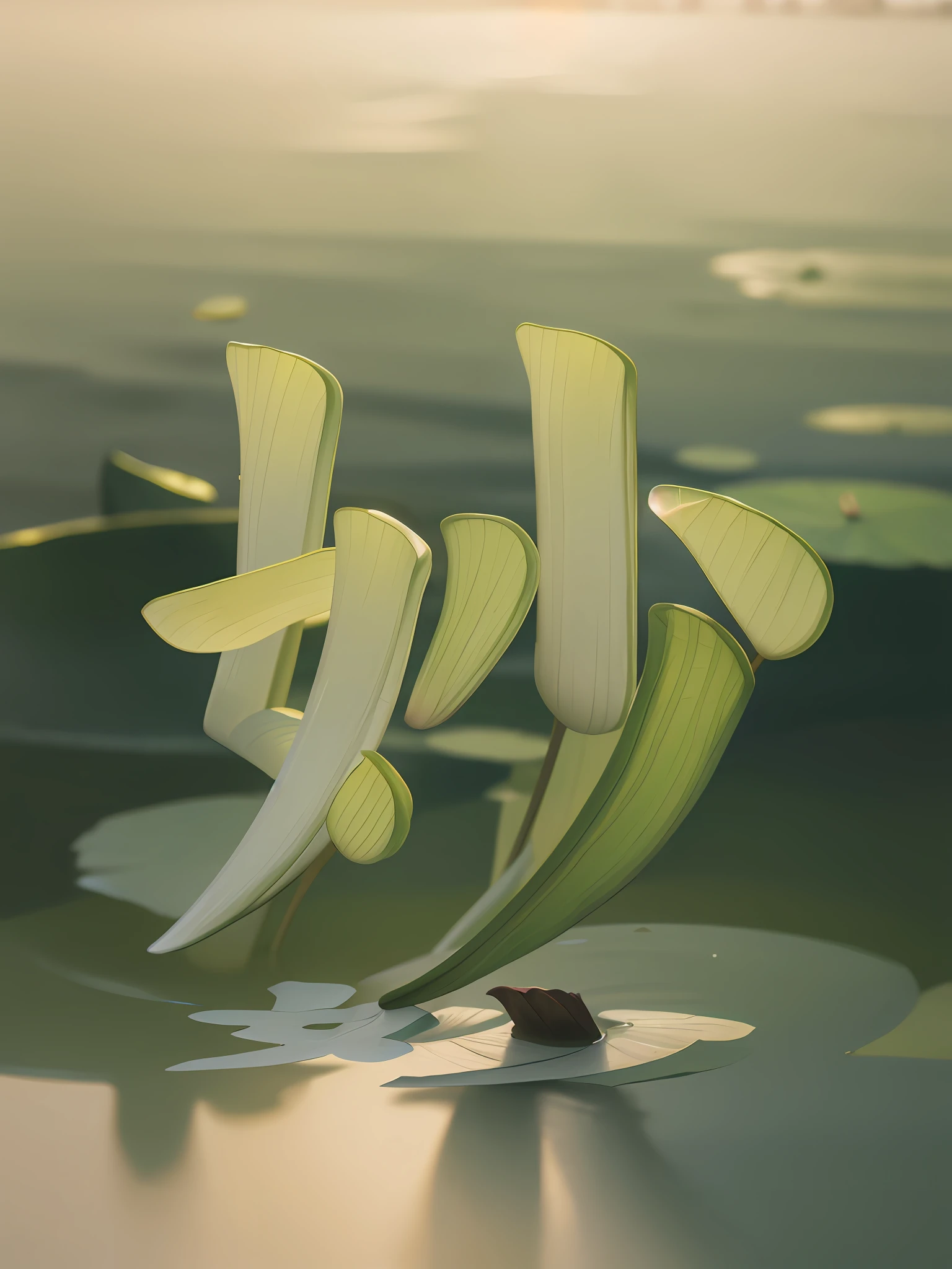 lotuses,Pavilion,Lotus leaf,Beautiful,Riverside,Small bridge,Highest image quality