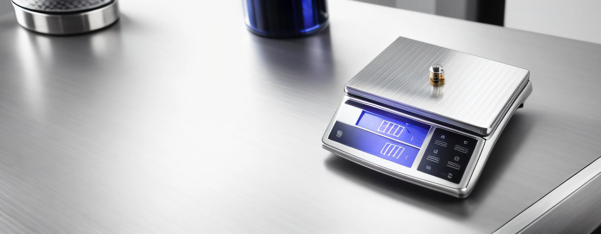 A close-up of a pen is engraved on the table, metal scales, Ergonomic, Series, scales, holding scale, efficiently, scales with magic powder, Rectangular, ultrawide, Lightweight, amazing and immaculate scale, wide image, Small scale, SleekDesign, aluminium, anatomically, epic scale, dimensional, Scientific, very award - winning, Full width