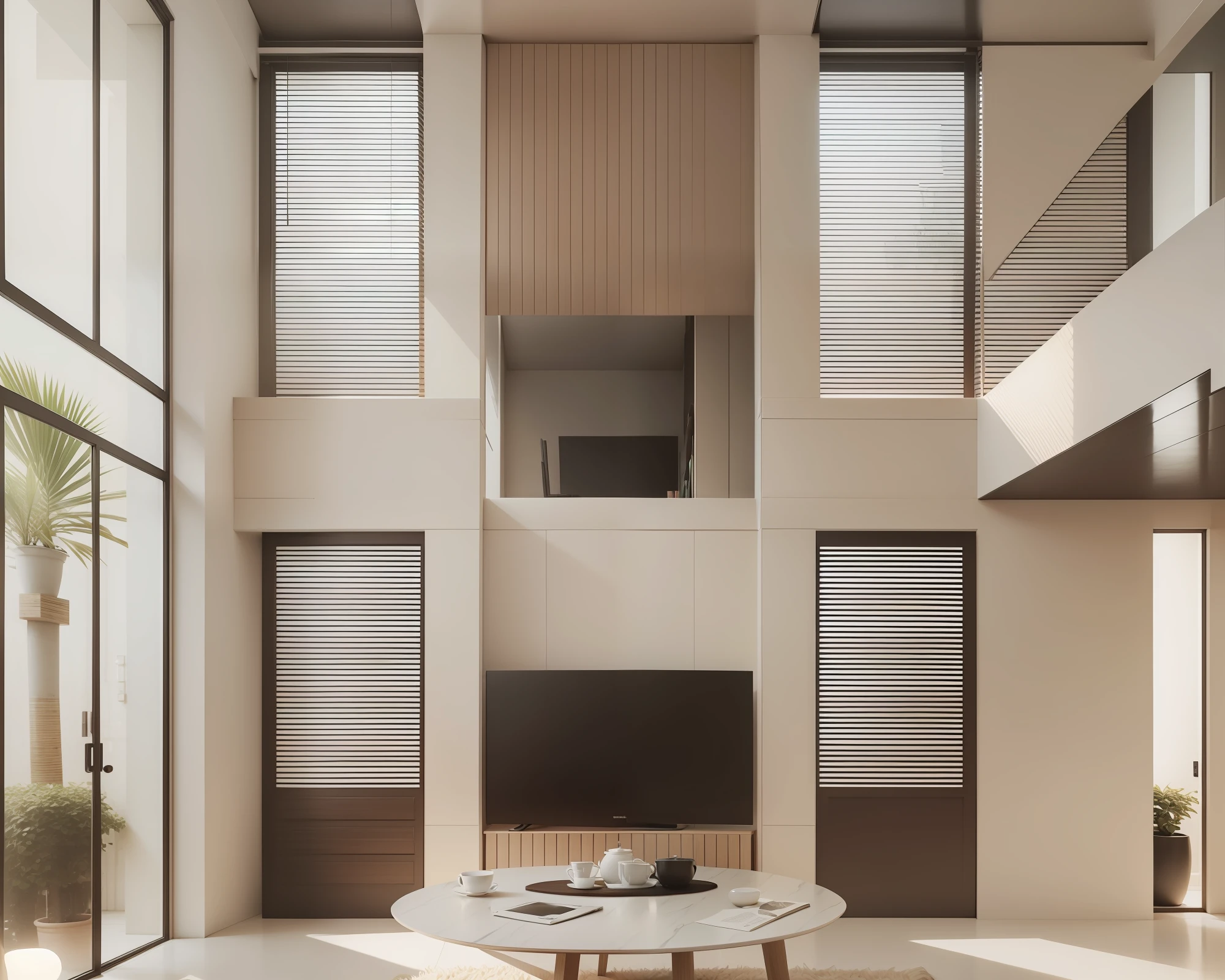 Change to a more modern style, after the armchair hangs the appropriate picture, change the sofa to be more luxurious