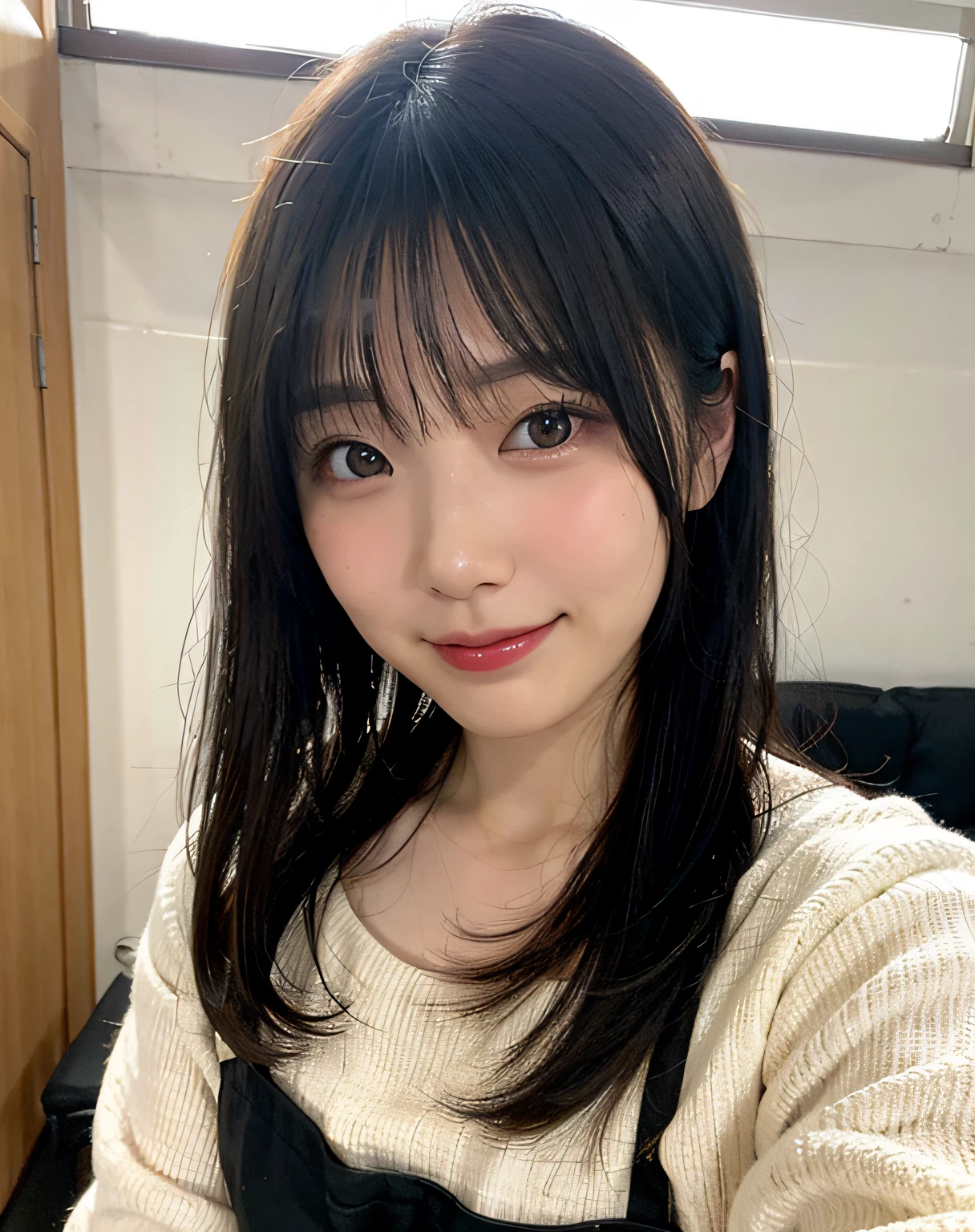 there is a woman that is smiling and posing for a picture, deayami kojima, Kiyoko Suzuki, Kaoru Mori, Chiho Ashima, Rinko Kawaichi, mariko mori, Yasumoto Oka, Yuka Kazami, ayamin kojima, sui ishida with black hair, Na Kawahara々favor, Kwak Ji-young
2
