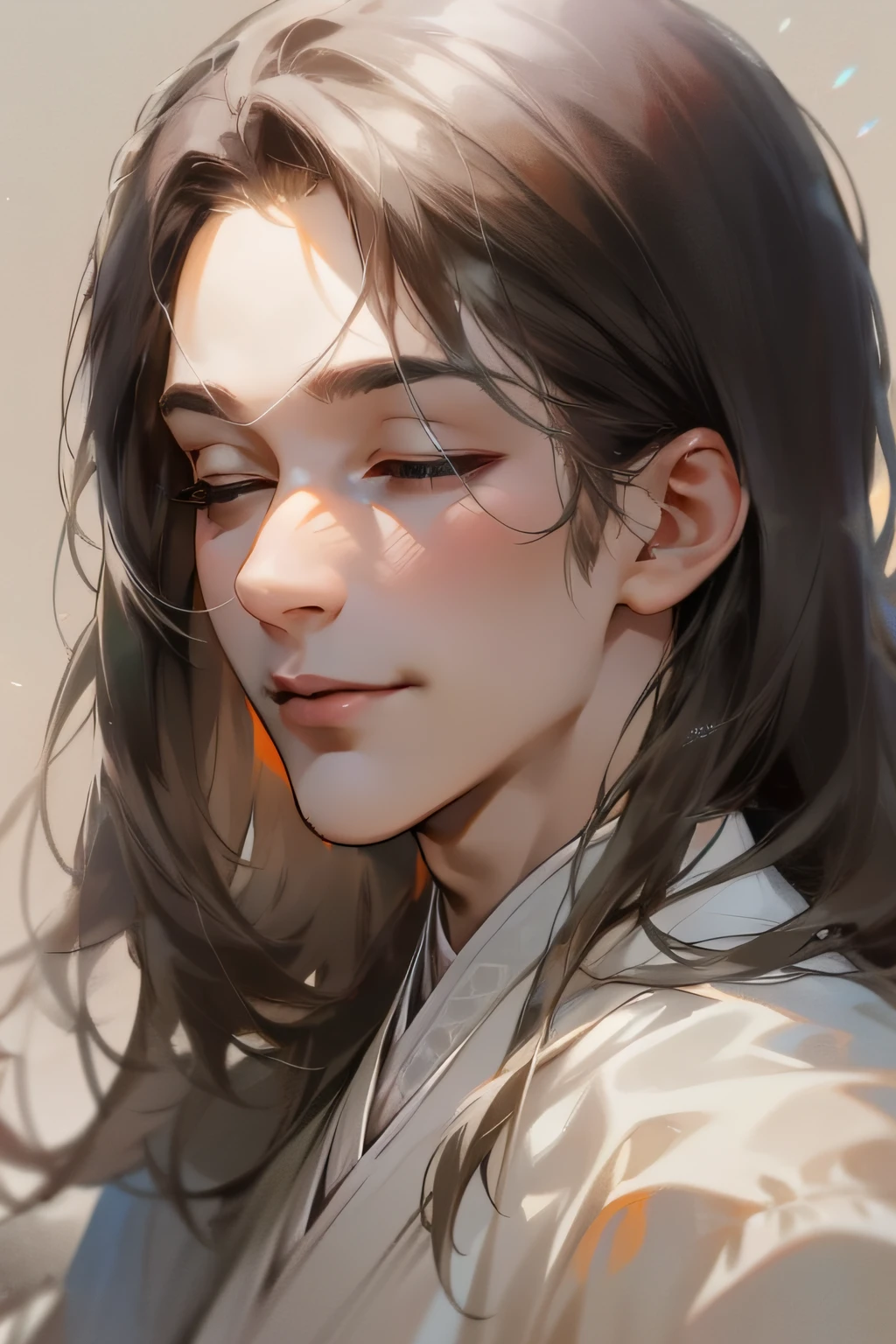 A dark-haired