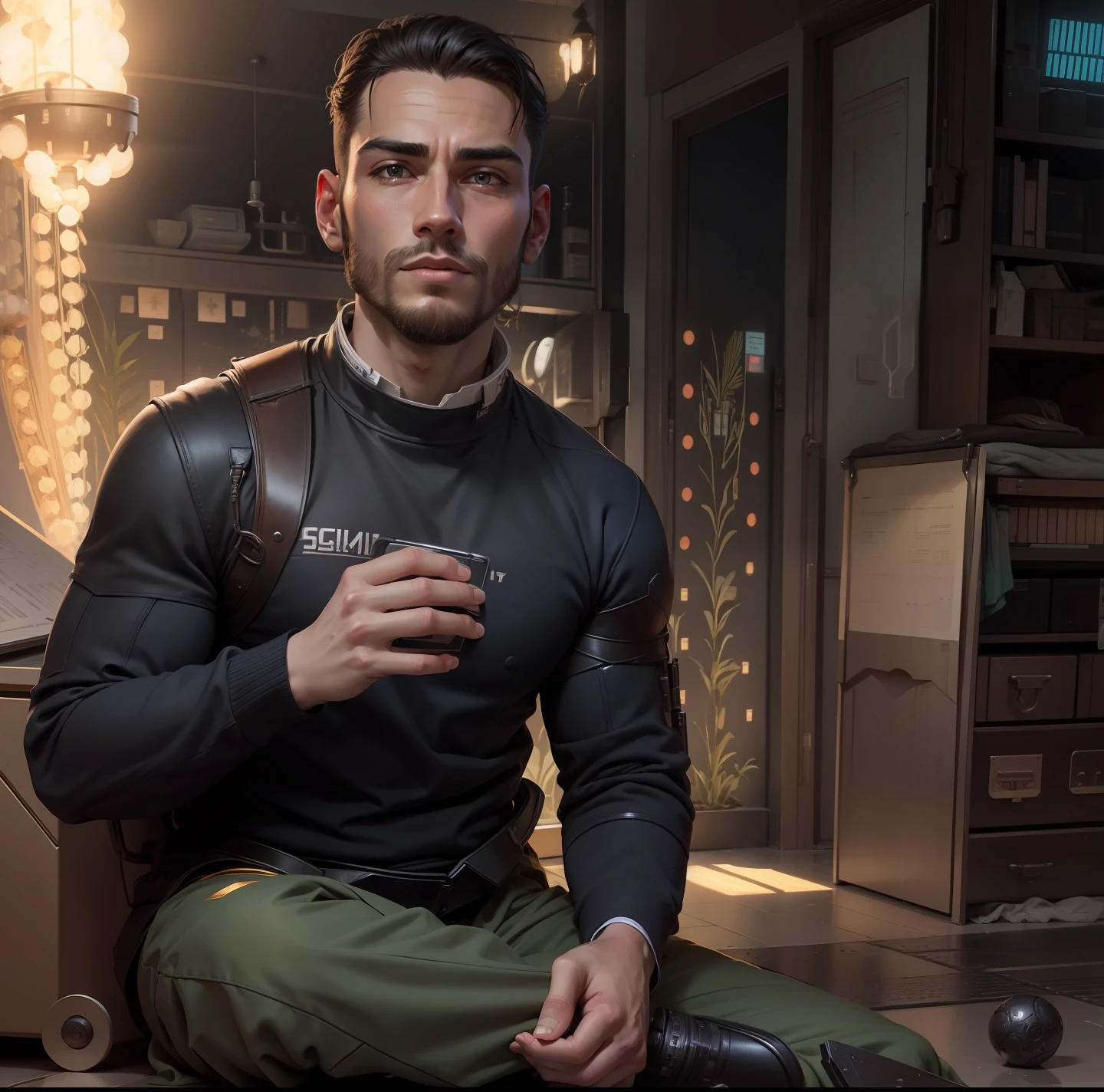 Sci-fi, handsome, gorgeous, full body , tradition, cultural