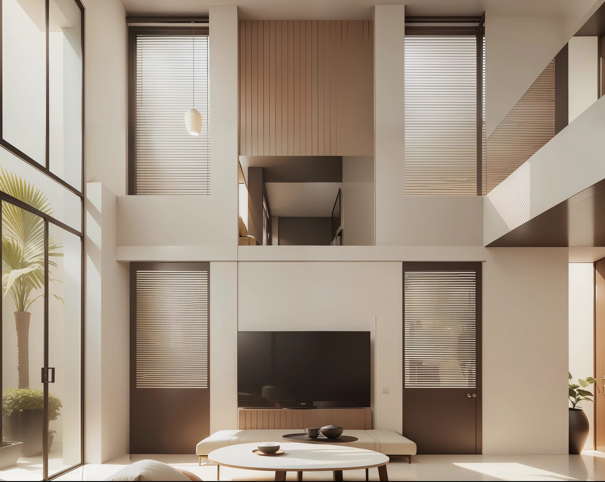 Change to a more modern style, after the armchair hangs the appropriate picture, change the sofa to be more luxurious, concept modern, luxury