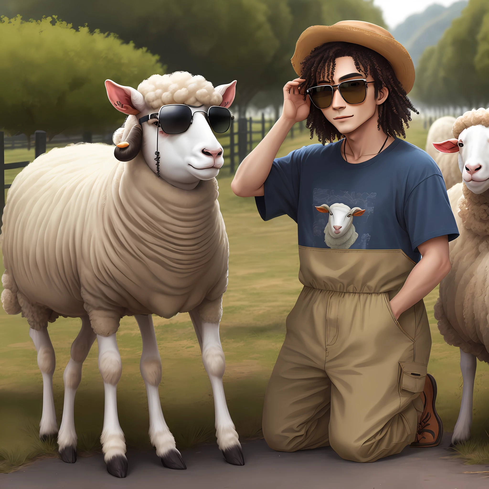 Sheep in sunglasses