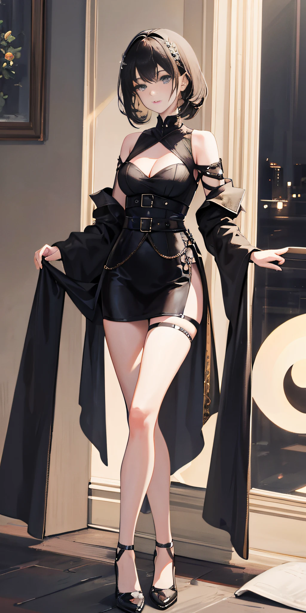 1girl,
dramaticangles,
contrastsoflightandshadow,
avant-gardestyling,
(8k, best quality, masterpiece:1.2),
(detailed eyes),
\(detailed facial features\),
lens flare,
(standing),
soft light,,
Detailed skin texture,
detailed clothing texture,
looking at viewer,
wwm,
,
perfectwaisttohipratio,
fullbody,
Long legs,
Show one's tits,
Bare