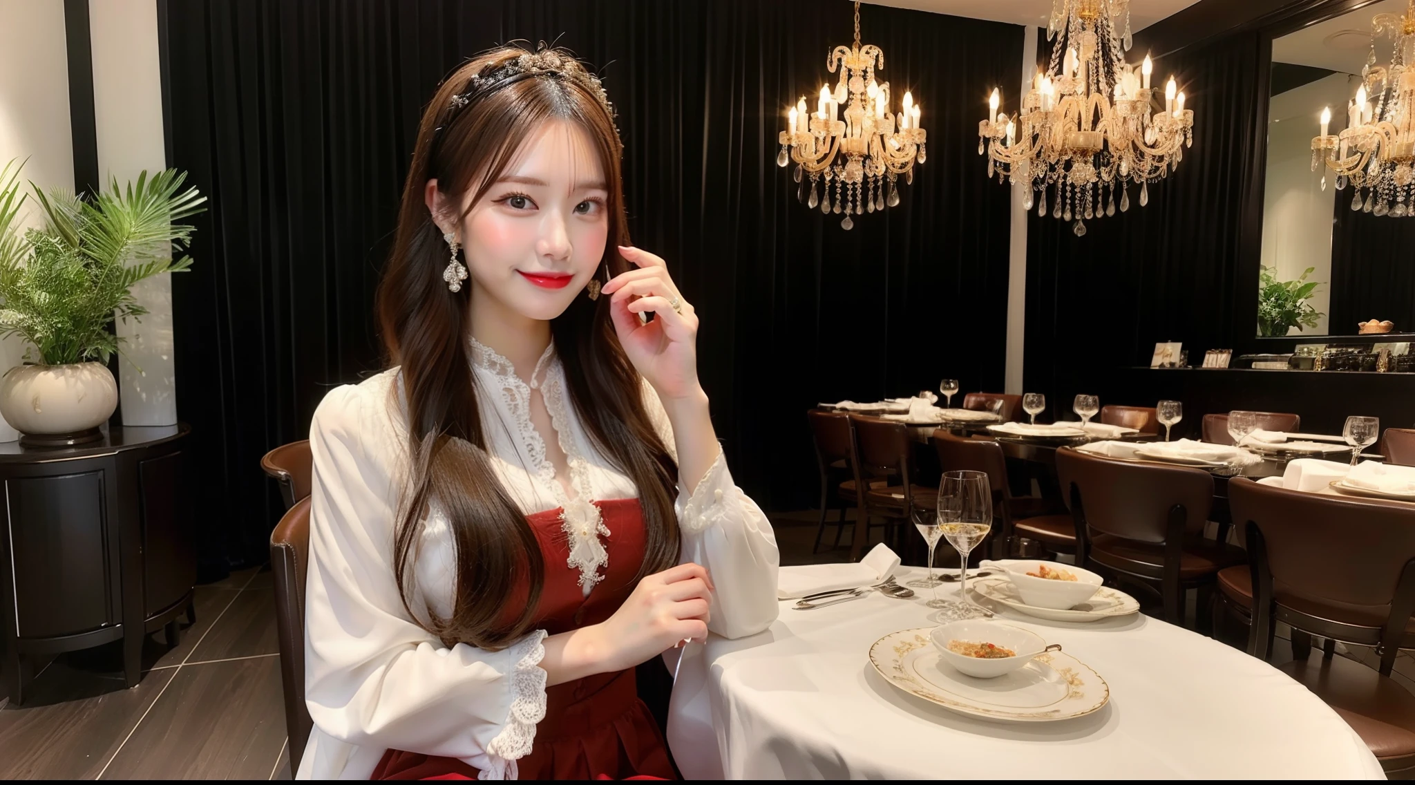 Be in a luxurious atmosphere、Hostess in Western dress