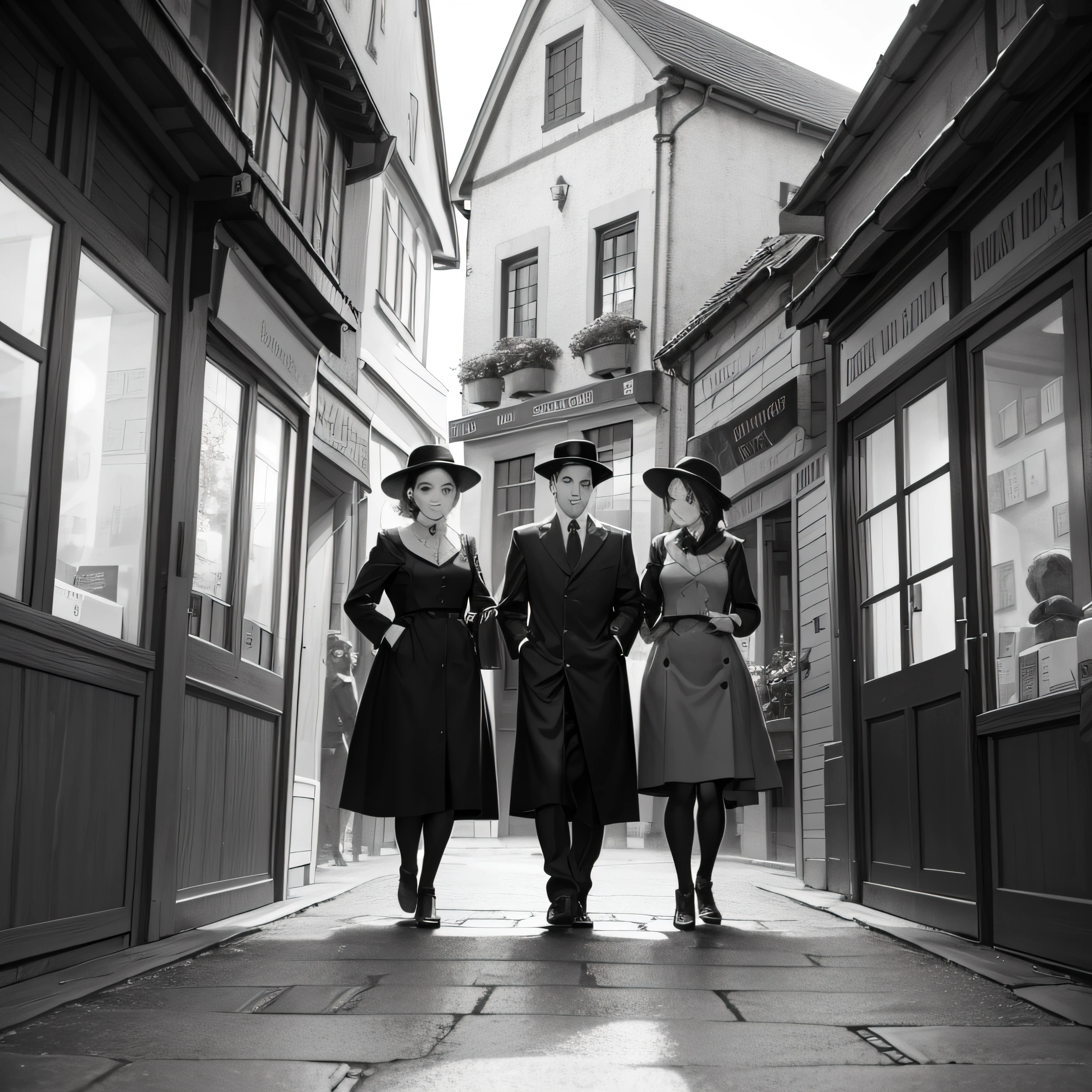 Introducing the site that can color black and white images with the help of artificial intelligence. Immerse yourself in a captivating monochrome composition portraying a bustling market square in a quaint European town. The photograph captures the essence of a bygone era, as pedestrians in vintage attire traverse cobblestone streets lined with charming shops and cafes. Through the power of AI, this image is transformed into a vivid, painterly scene, each vibrant stroke rejuvenating the past and engaging the senses.