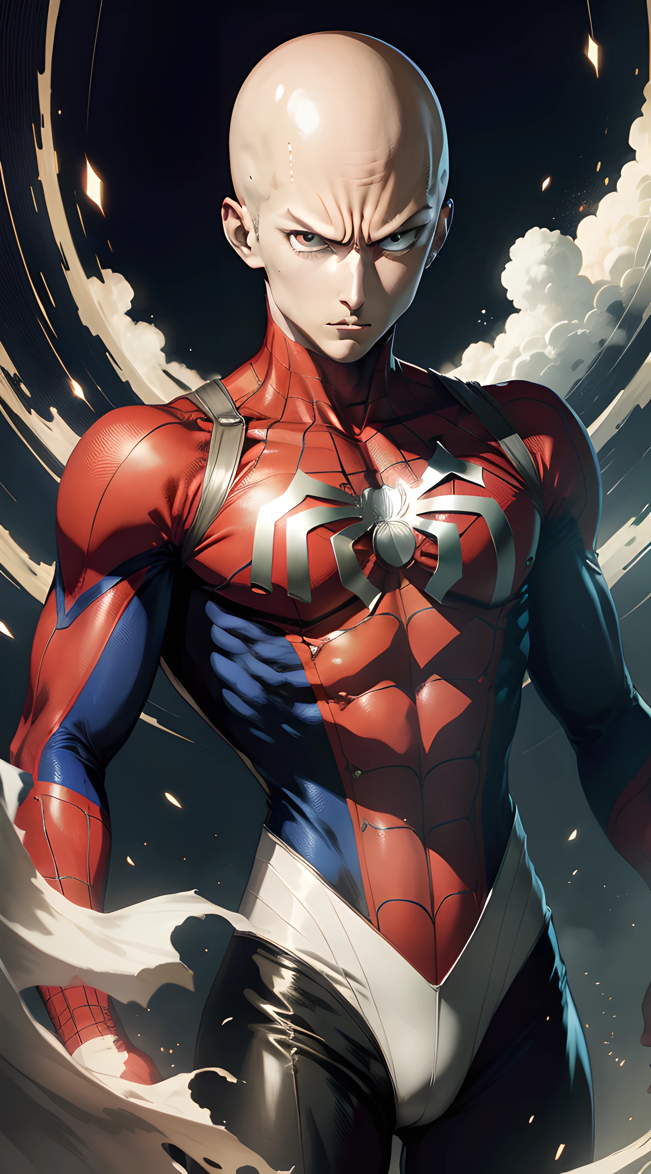 anime wallpaper saitama wallpaper one punchman wallpaper, saitama as spiderman, saitama as ironaman, saitama as spiderman, itachi as spiderman (saitama, saitaman from oone punchnab, portrait of saitama from one punch man, from one punch man, one punch man artstyle, inspired by Yusuke murata, saitama, wallpaper!, yusuke murata style, fan art, one punch man style, saitama as spiderman, saitama as spiderman, hq artwork